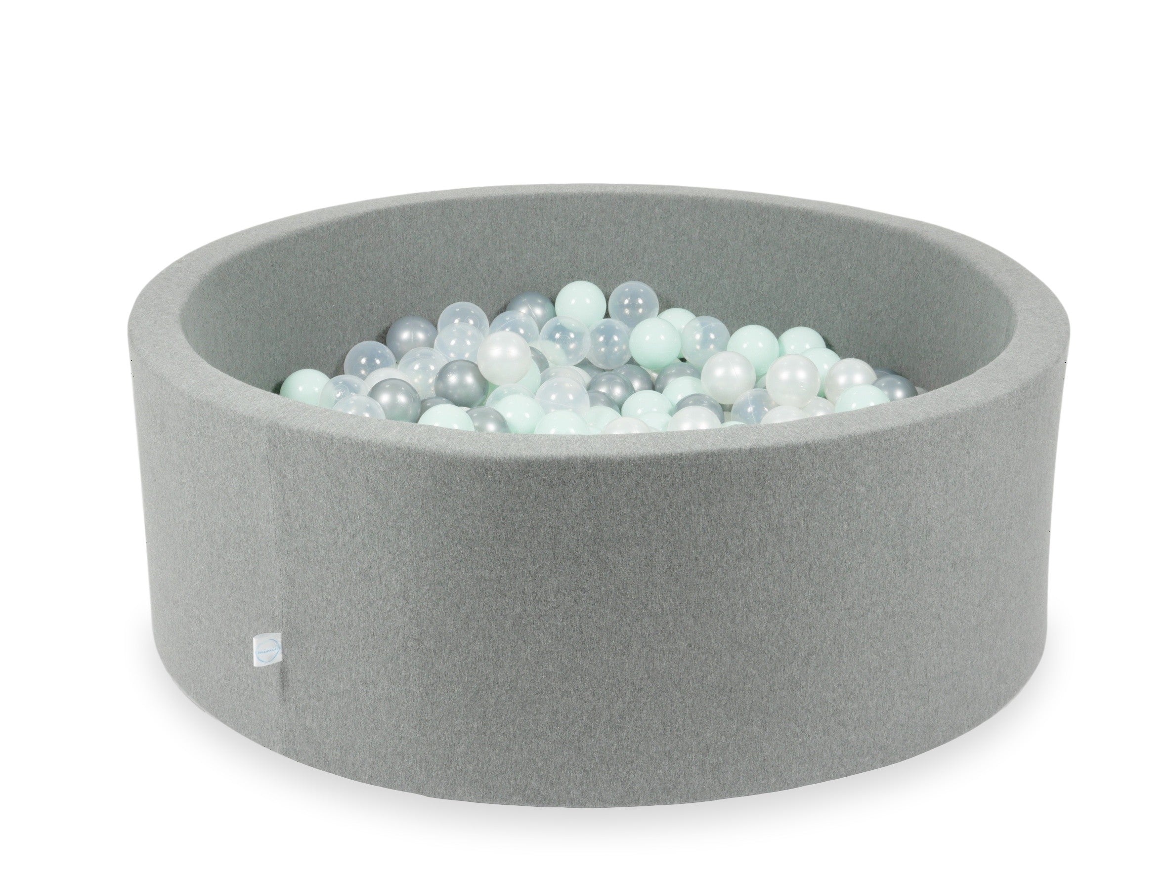 Piscine à balles en gris 110x40 cm avec 500balles