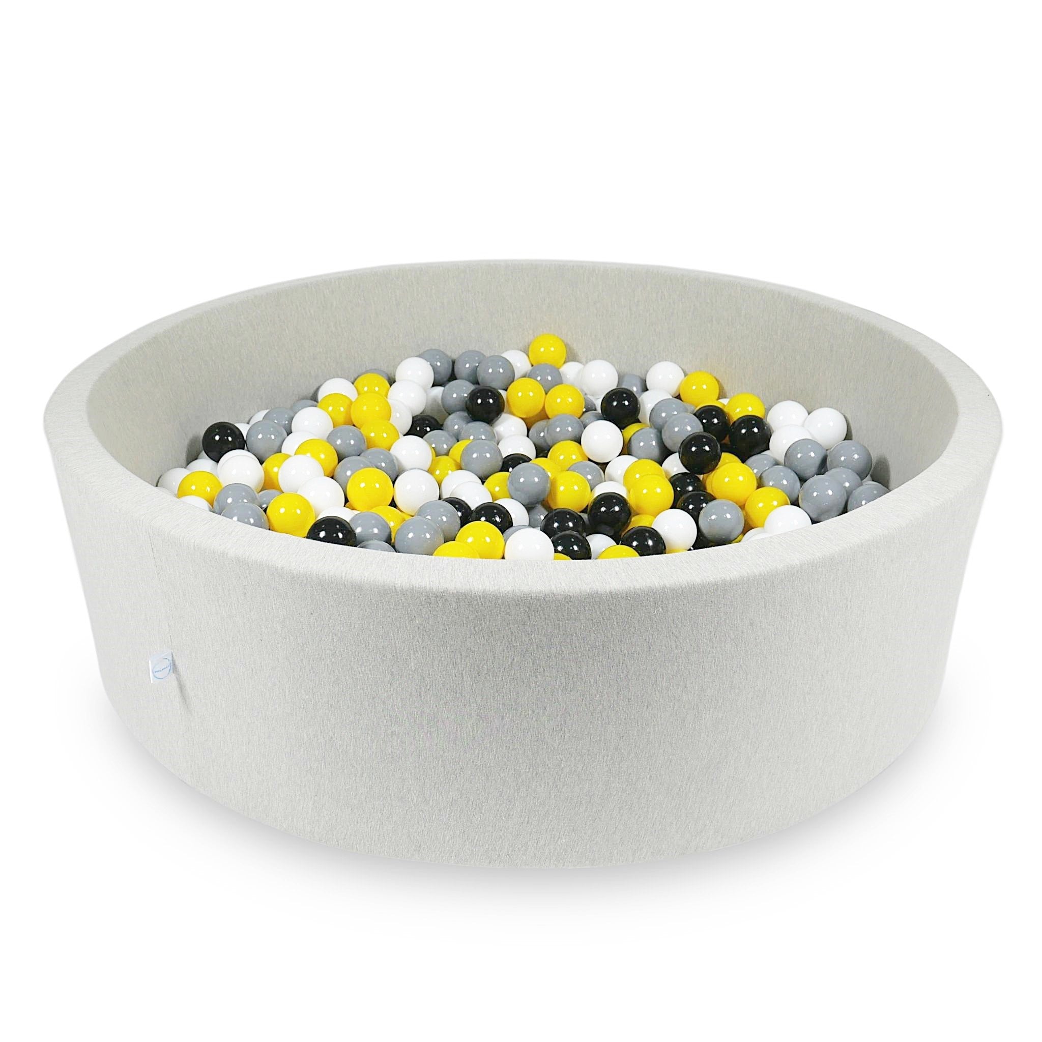 Light gray ball pit 130x40 cm with 700 balls