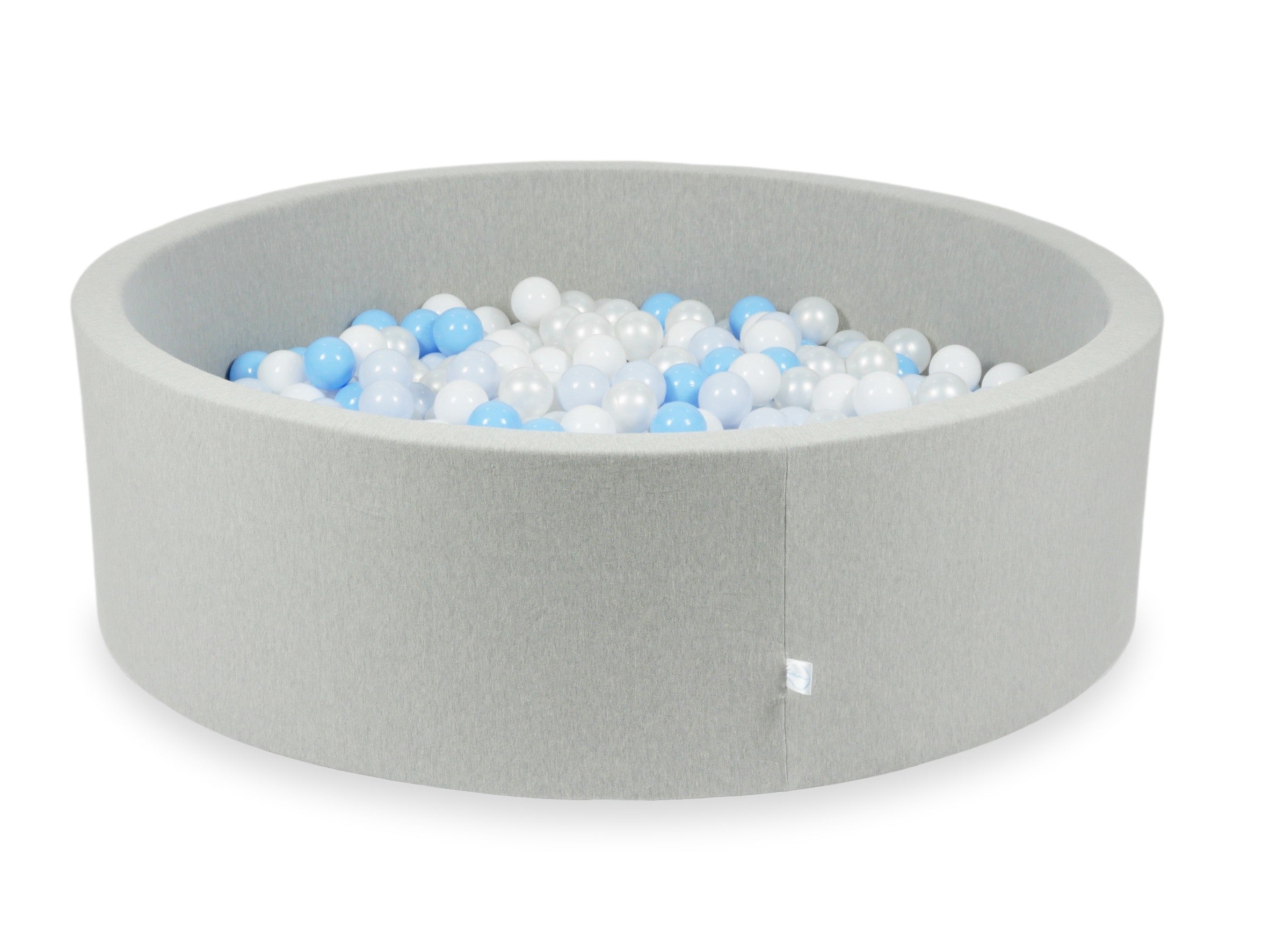 Light gray ball pit 130x40 cm with 700 balls