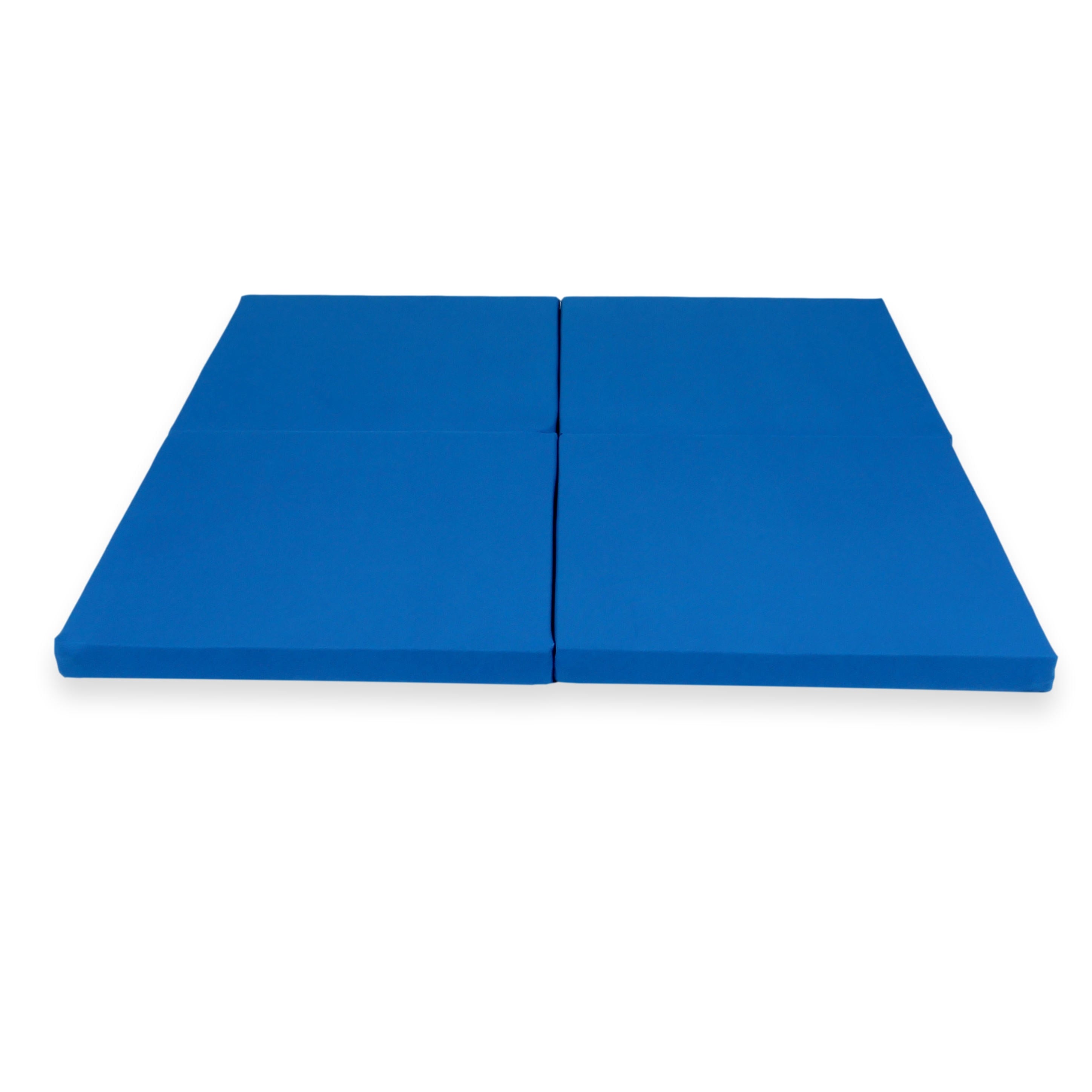 Quadratische, faltbare Babyspielmatte 120 x 120 cm aus Jersey
