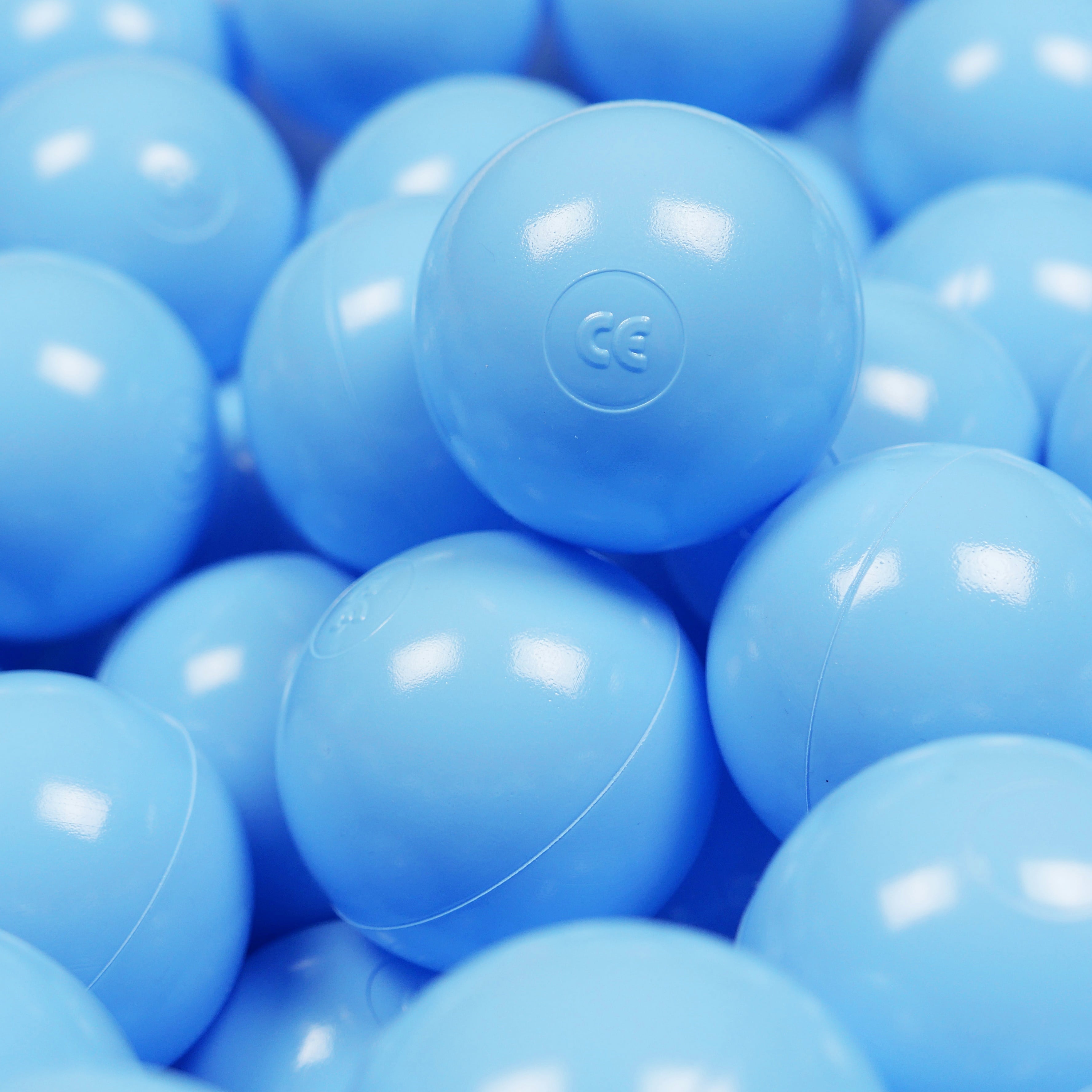 Play balls ø7cm 25 pieces light cyan