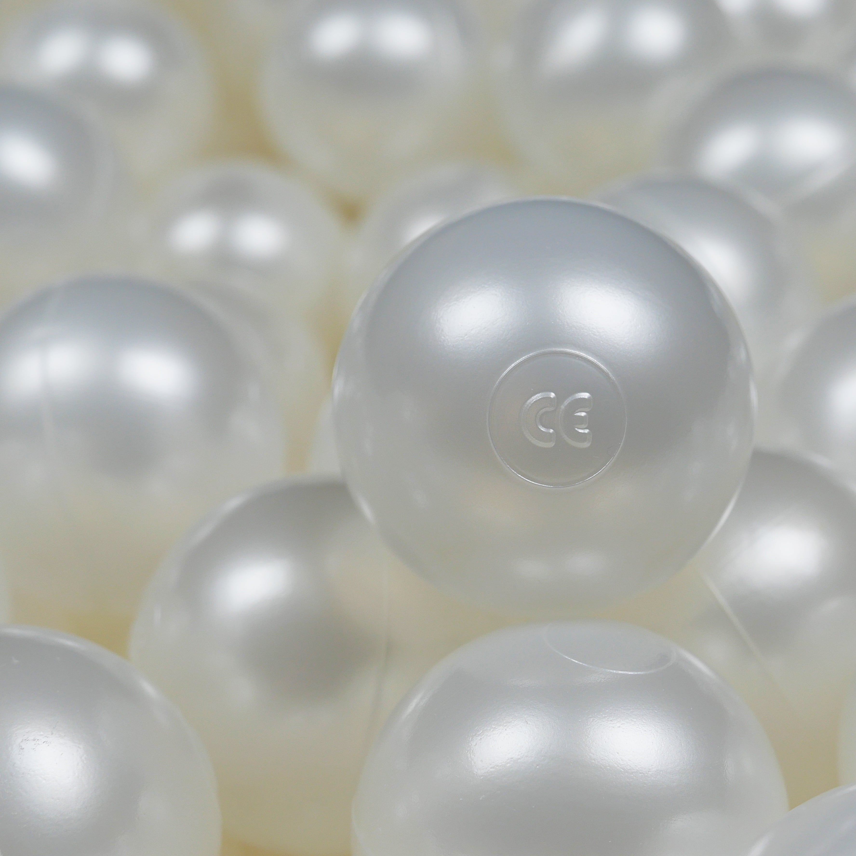 Play balls ø7cm 50 pieces pearl