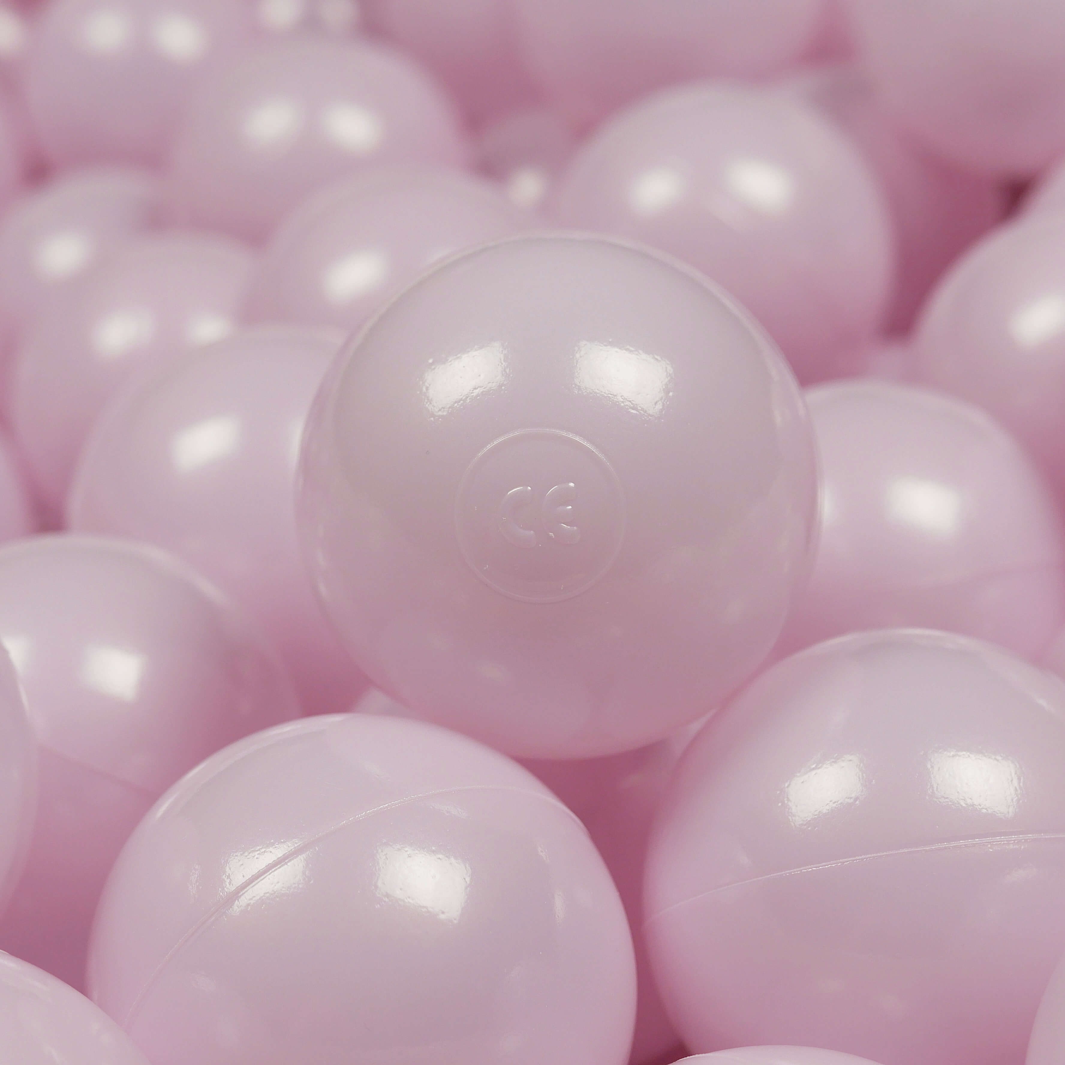 Game balls ø7cm 200 pieces light pink pearl