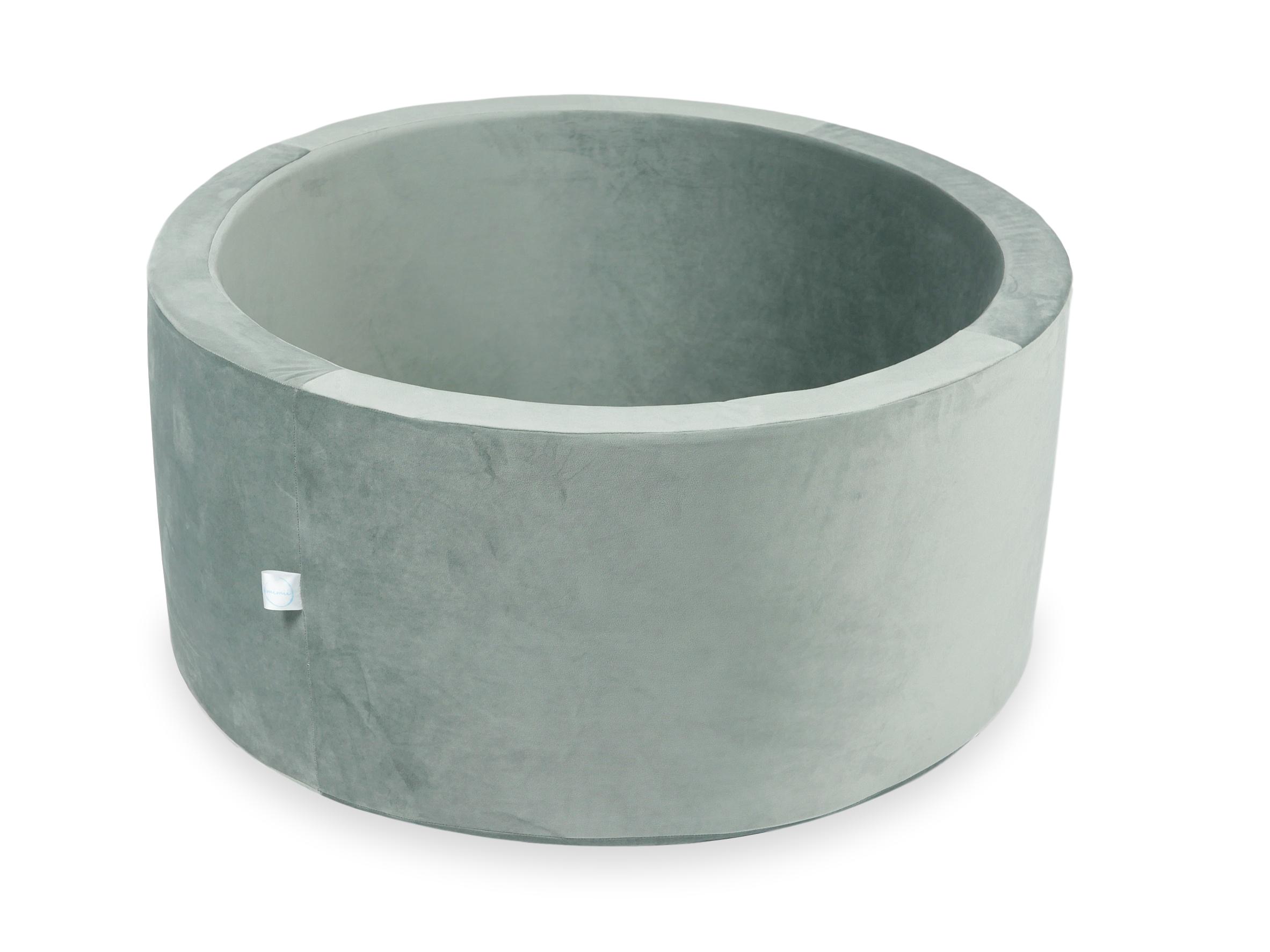 Ball Pit 90x40 velvet gray without balls