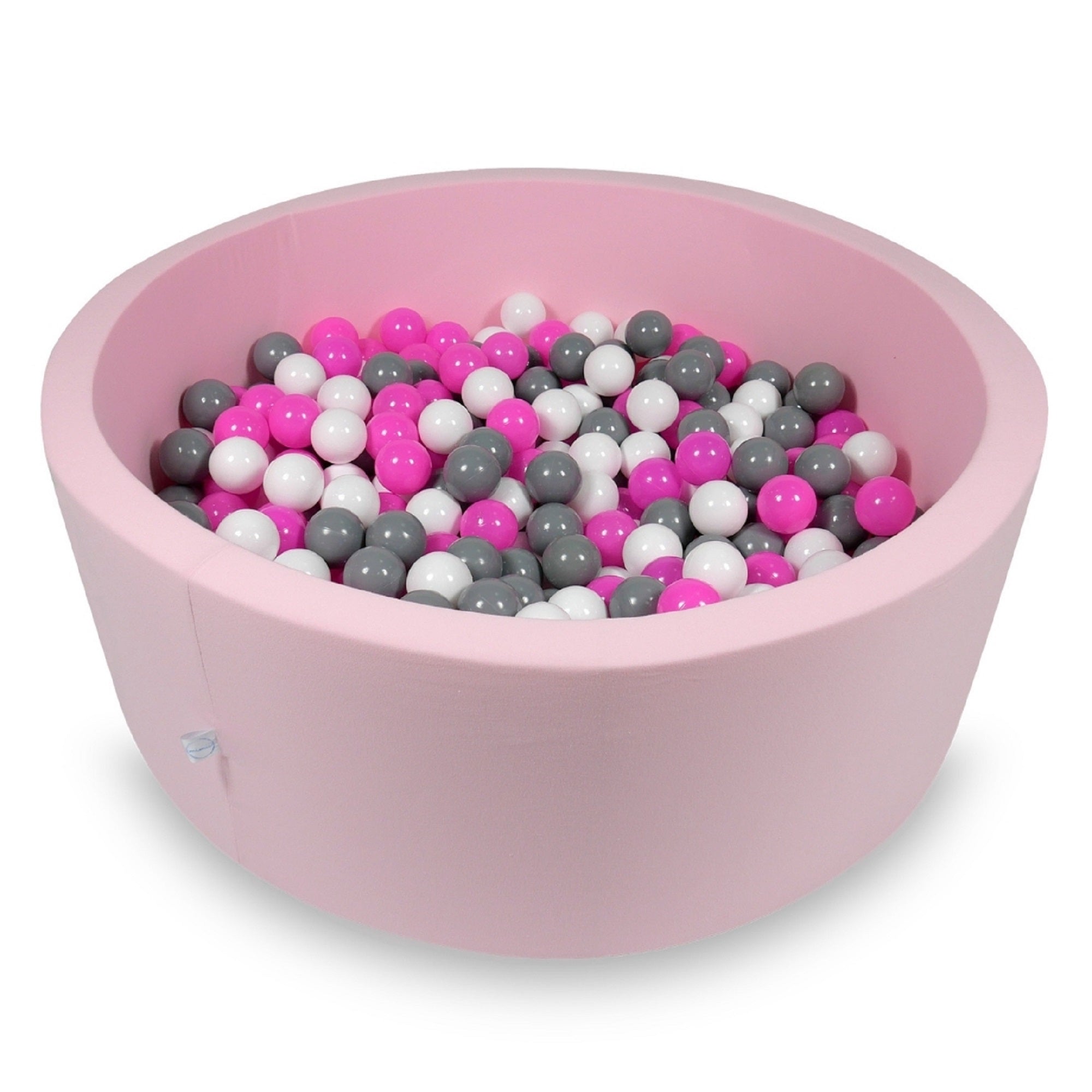 Powder pink ball pit 110x40 cm with 500 balls