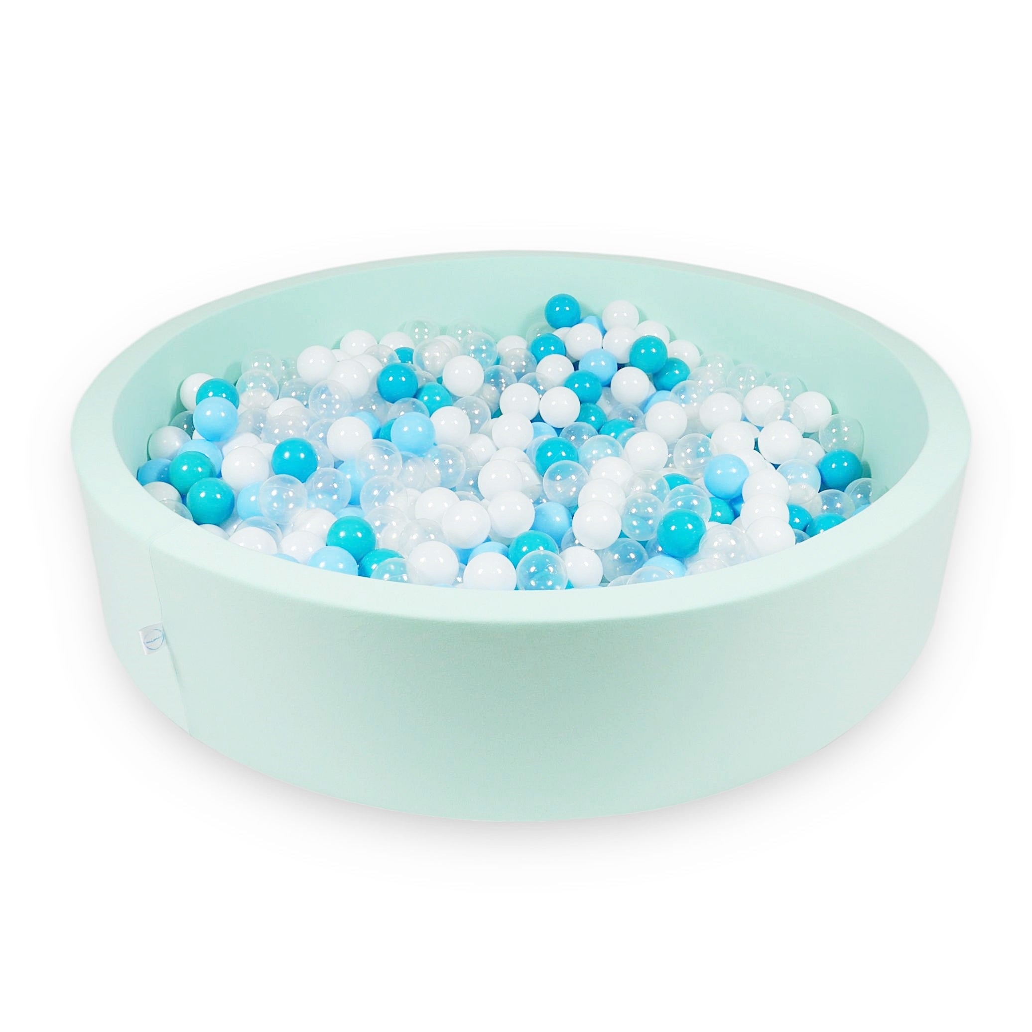 Mint ball pit 130x30 cm with 600 balls