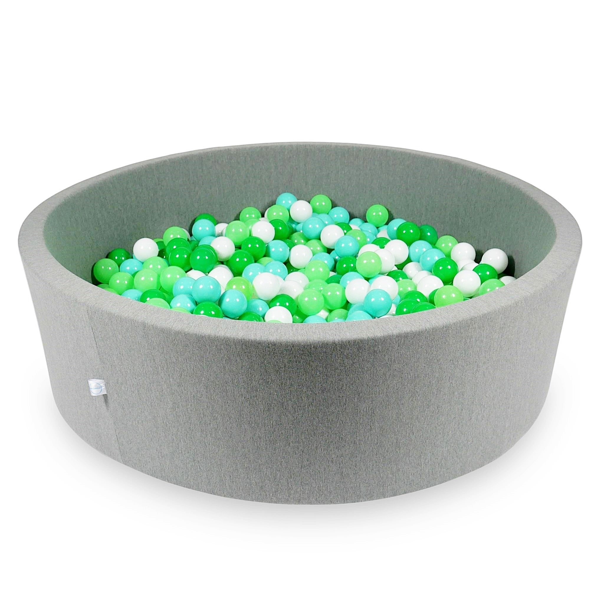 Gray ball pit 130x40 cm with 700 balls