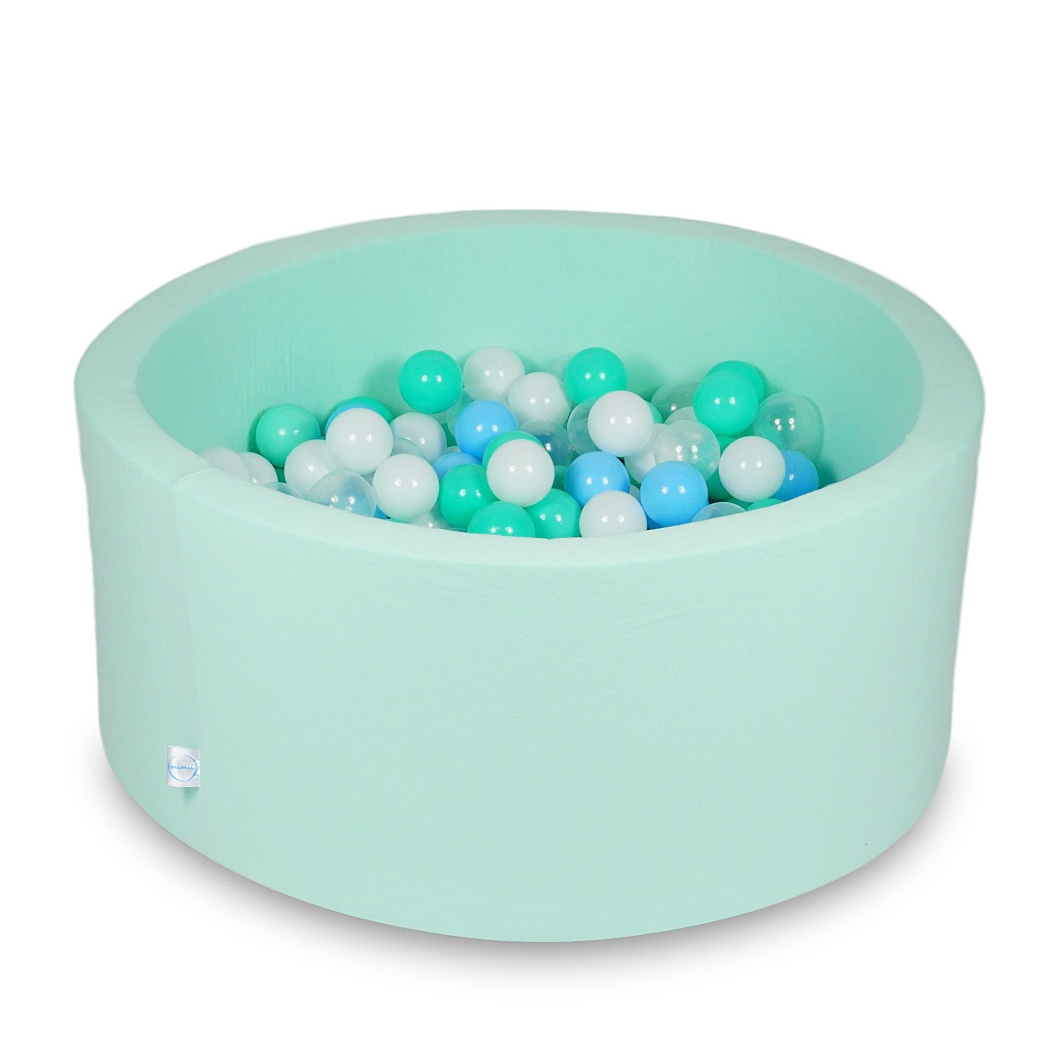 Bällebad in Mint 90x40 cm mit 300 Bällen