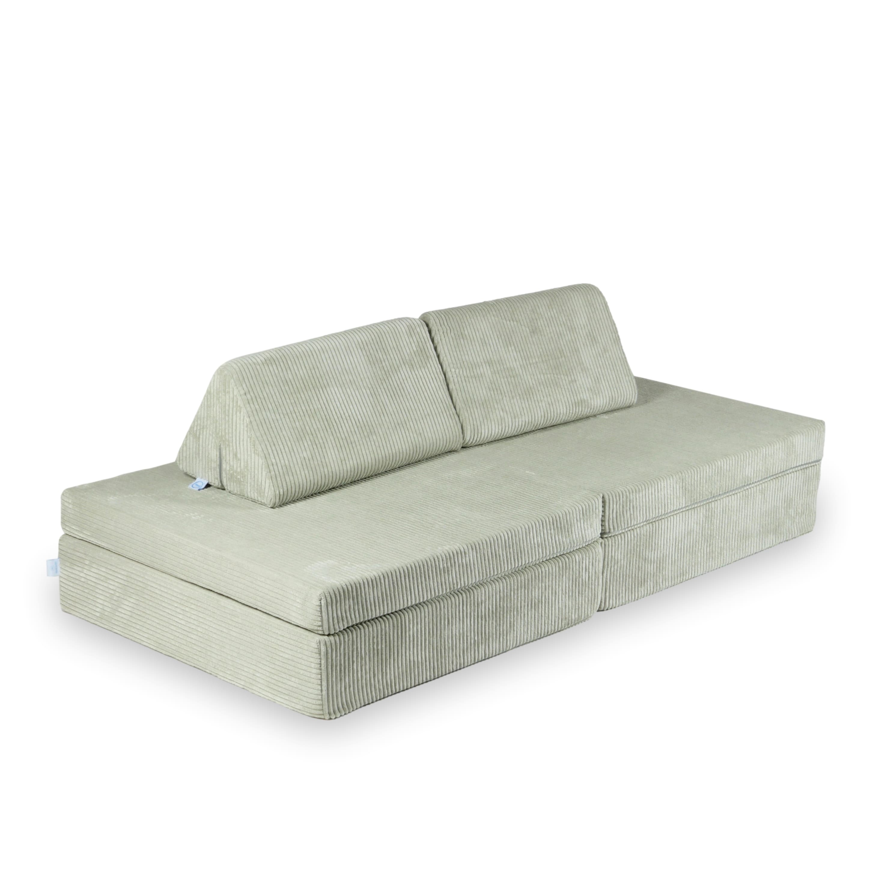 Montessori-Spielsofa aus Cord-Samt