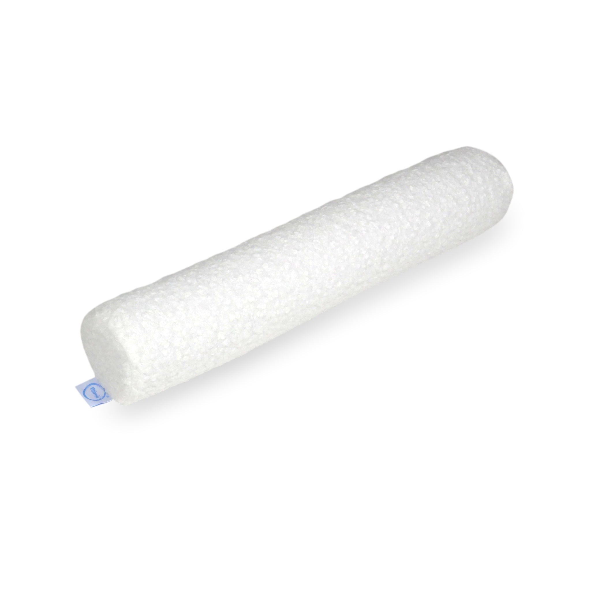 Petit rouleau pour canapé en bouclé blanc