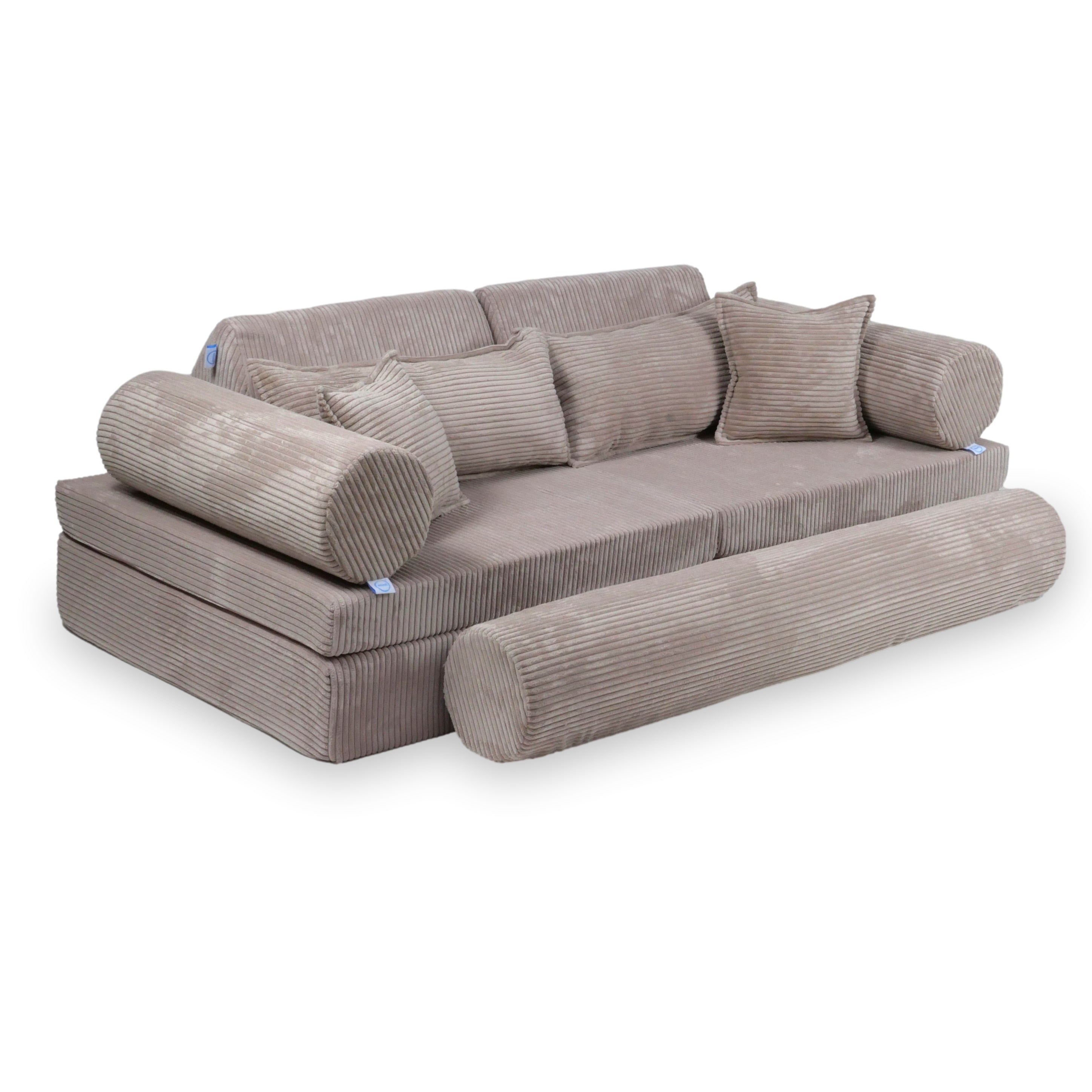 Luxuriöses Montessori-Spielsofa aus Cord