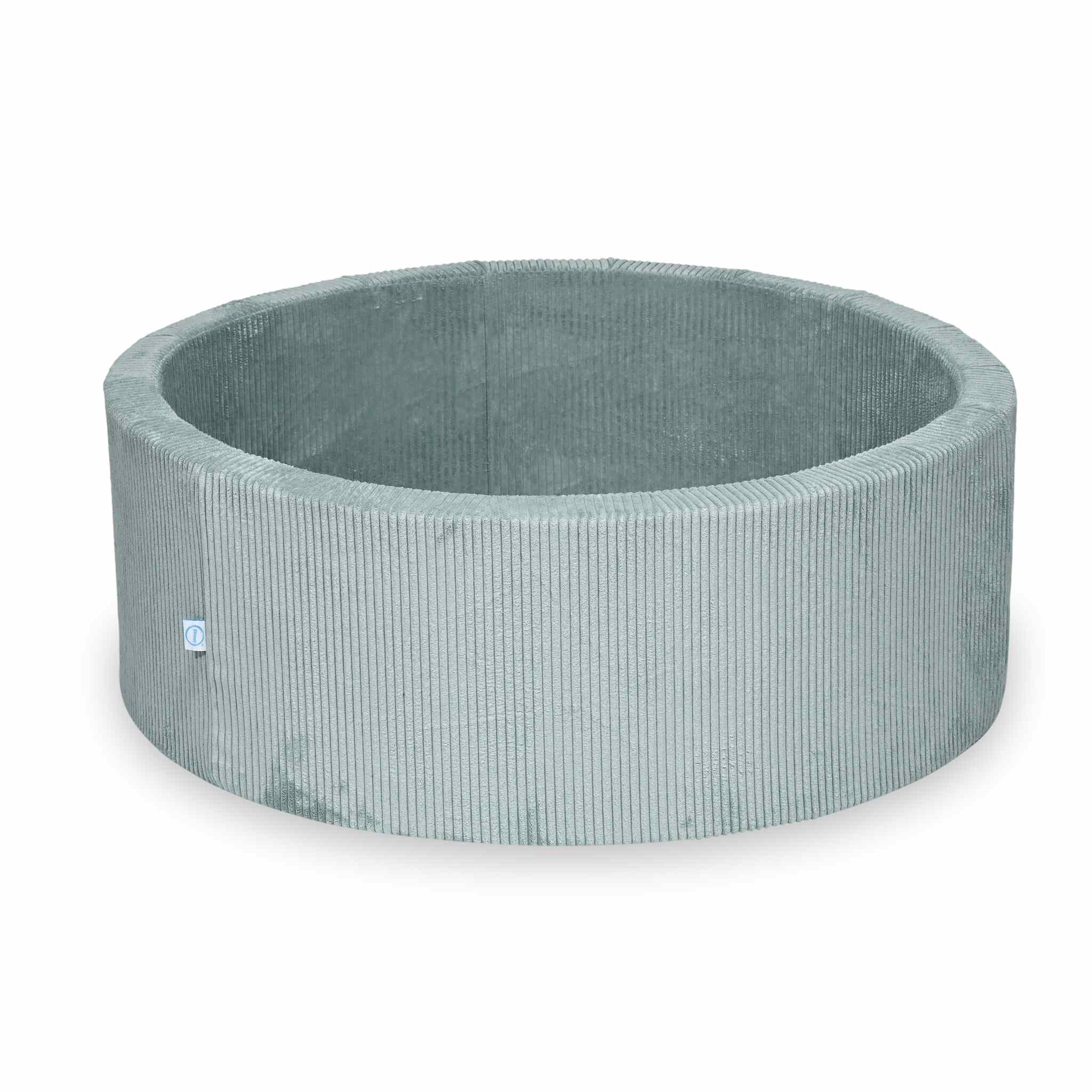 Ball Pit 110x40 Light Mint Corduroy without balls