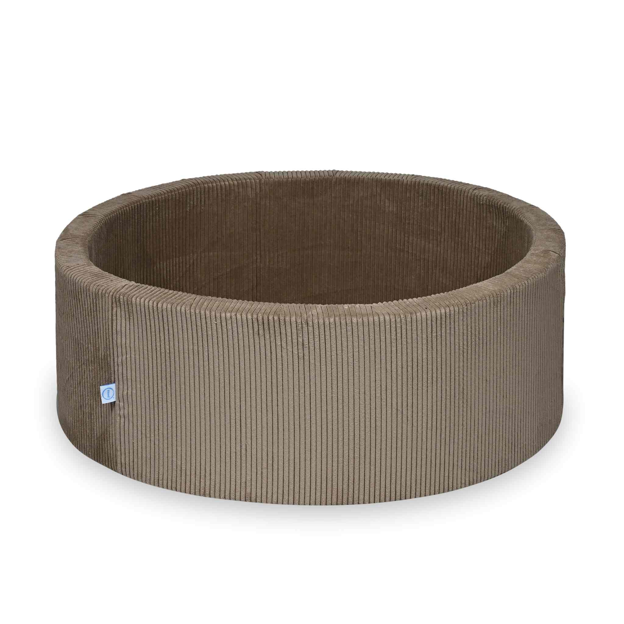 Ball Pit 110x40 Corduroy Toffee without balls