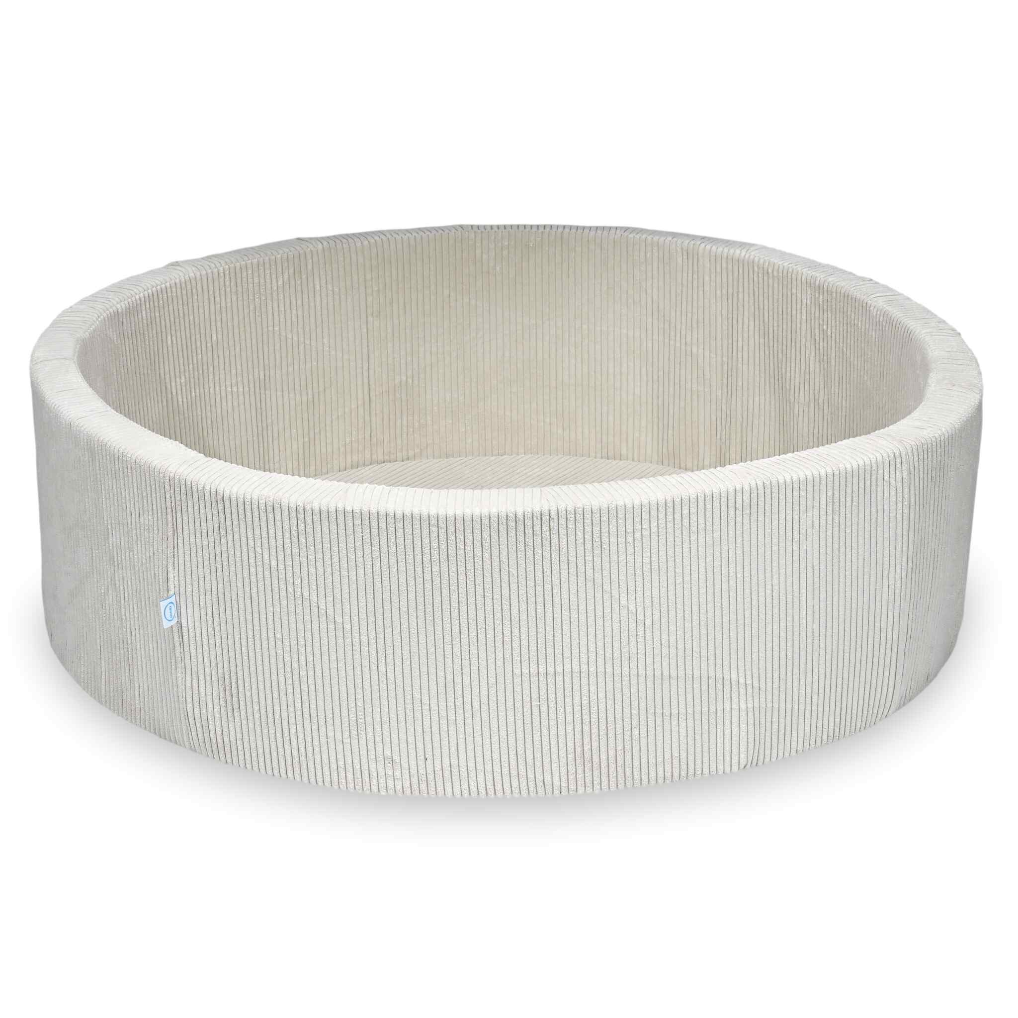 Bällebad 130x40 Kord beige ohne Bälle