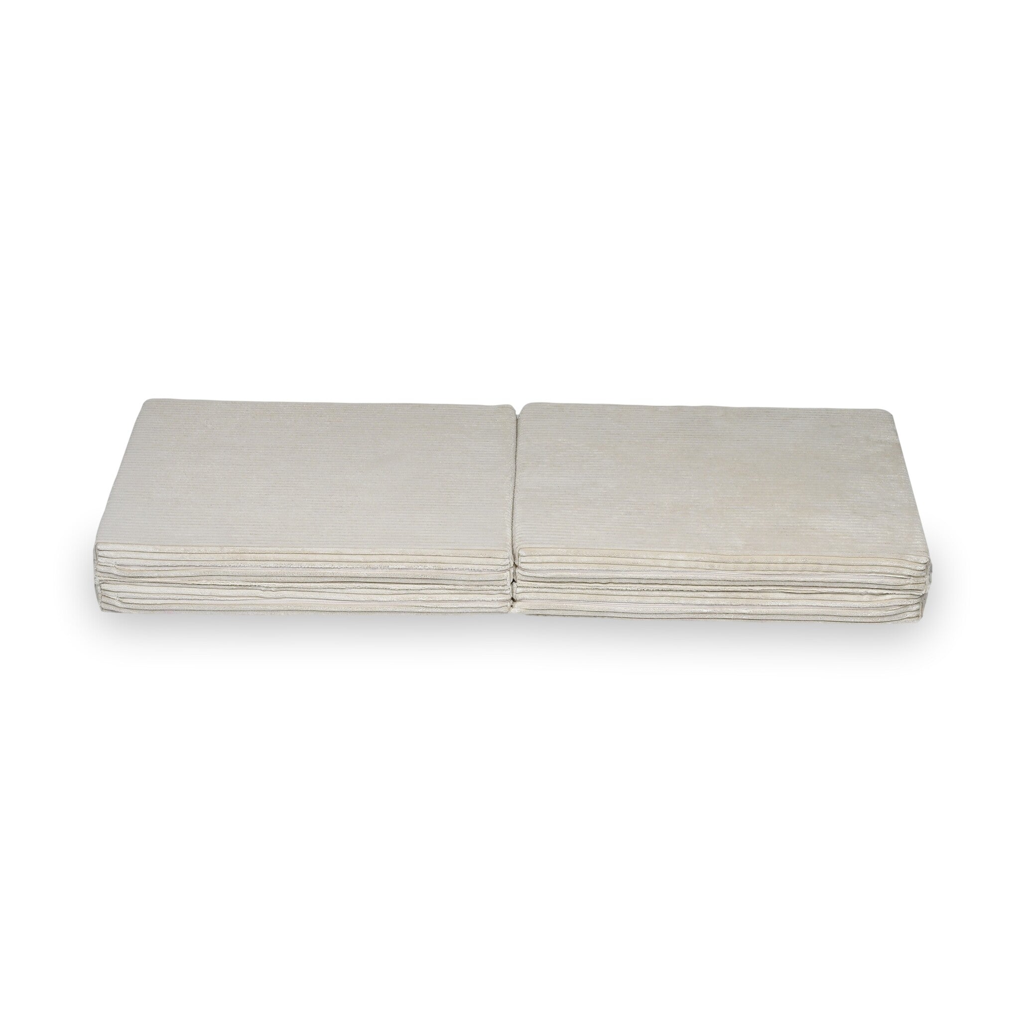 Faltbare quadratische Babyspielmatte 120 x 120 cm aus Cord