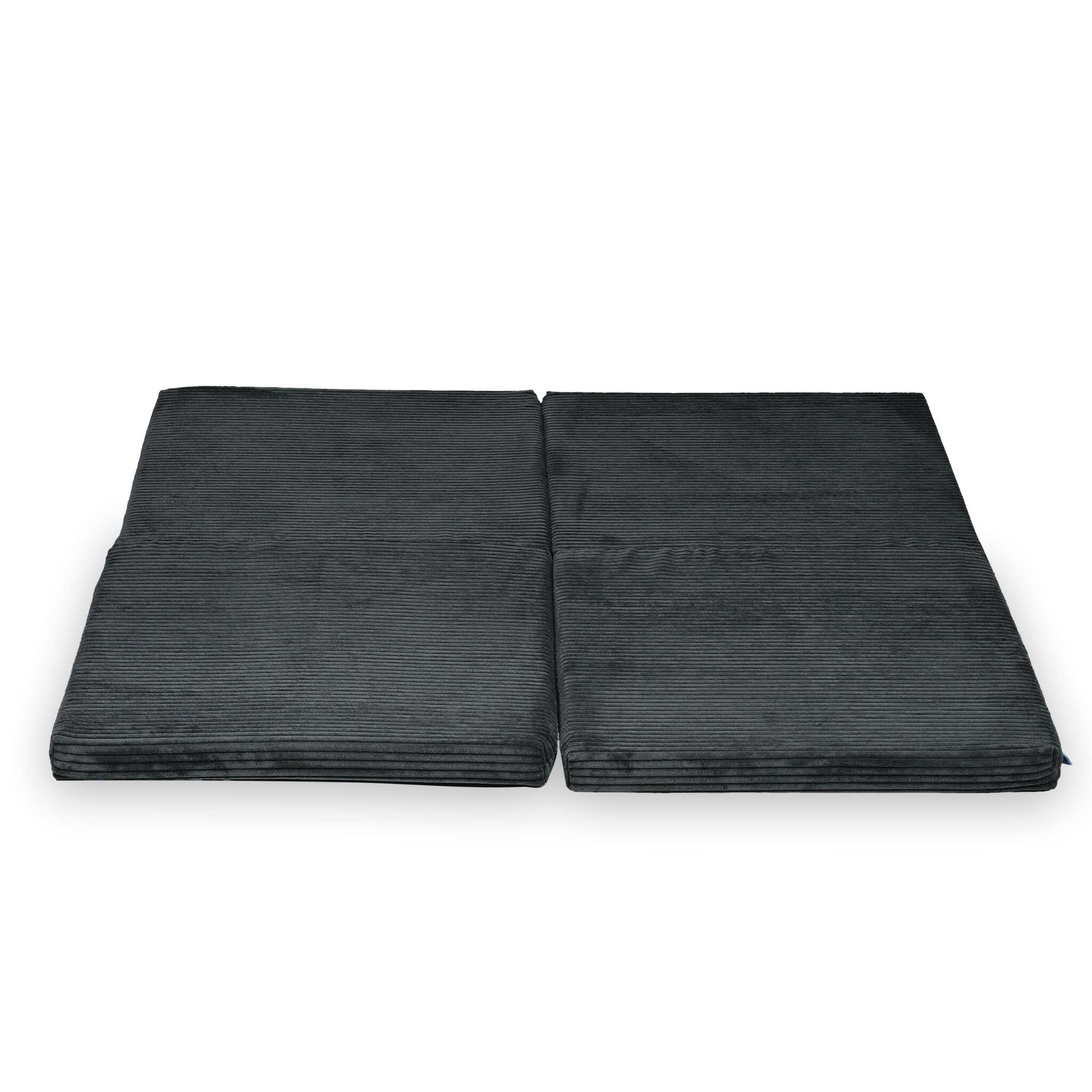 Faltbare quadratische Babyspielmatte 120 x 120 cm aus Cord