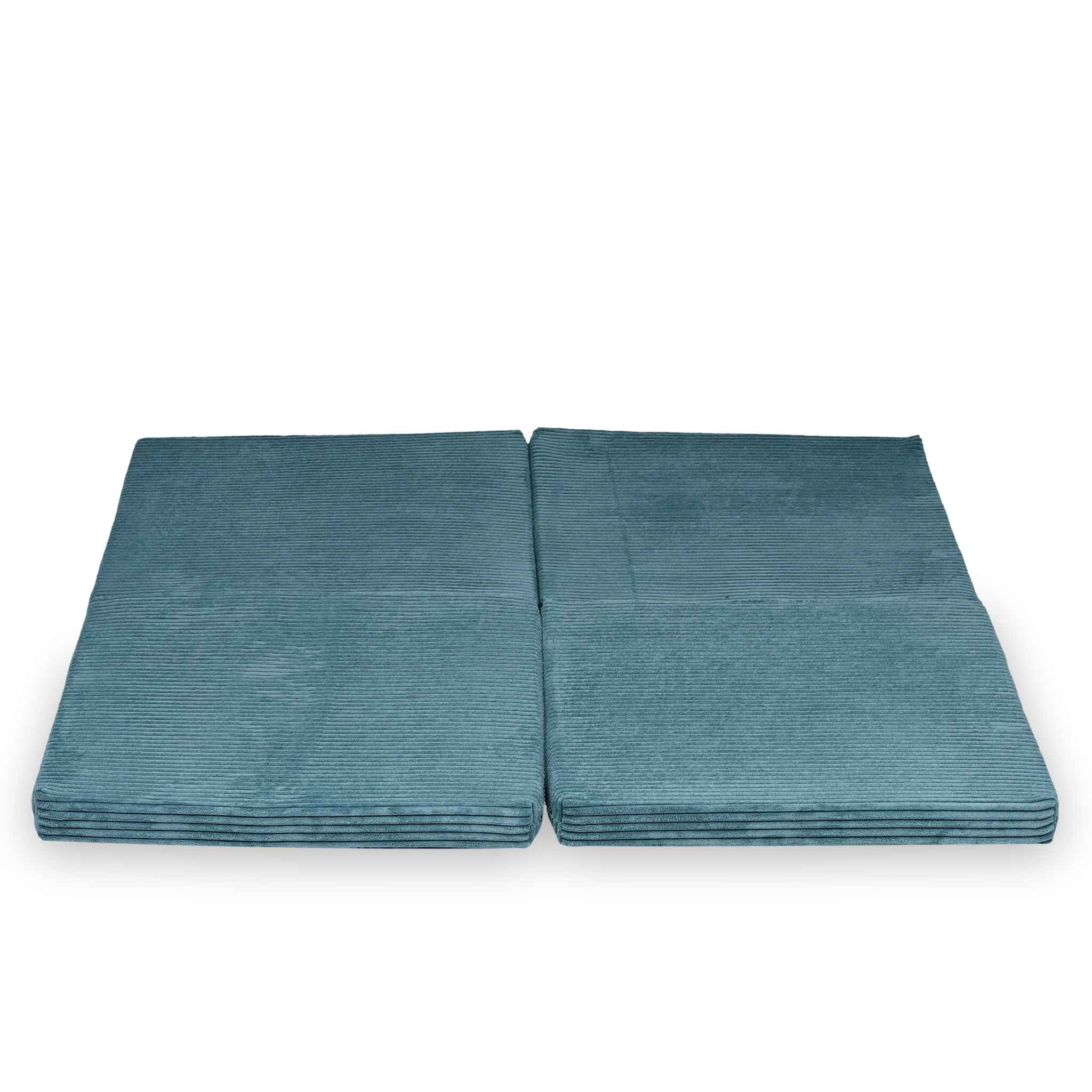 Faltbare quadratische Babyspielmatte 120 x 120 cm aus Cord