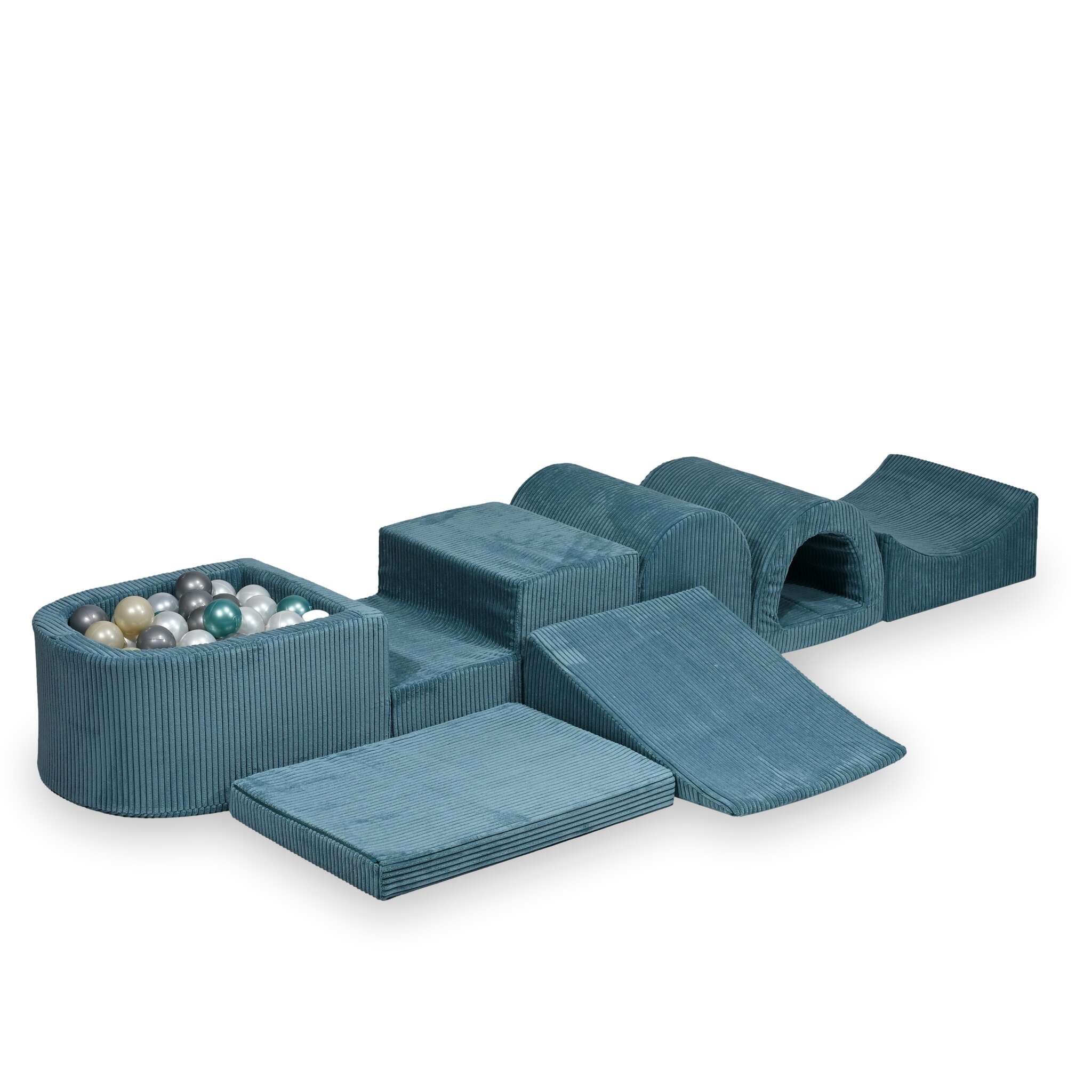 6 elements - set of 16 (wedge, hill, step, cradle, bridge, mat)