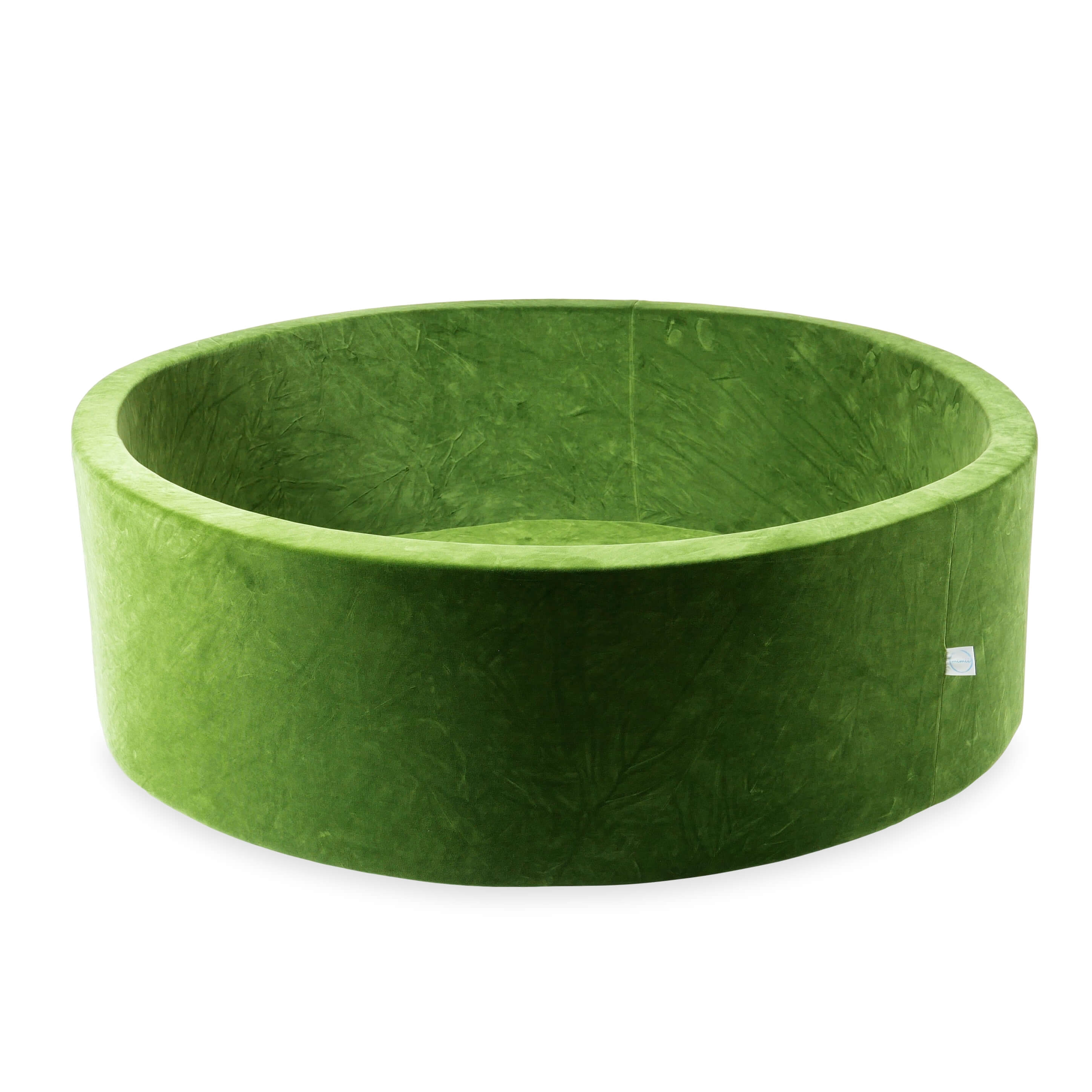 Bällebad 130x40 Samt Soft Olive ohne Bälle