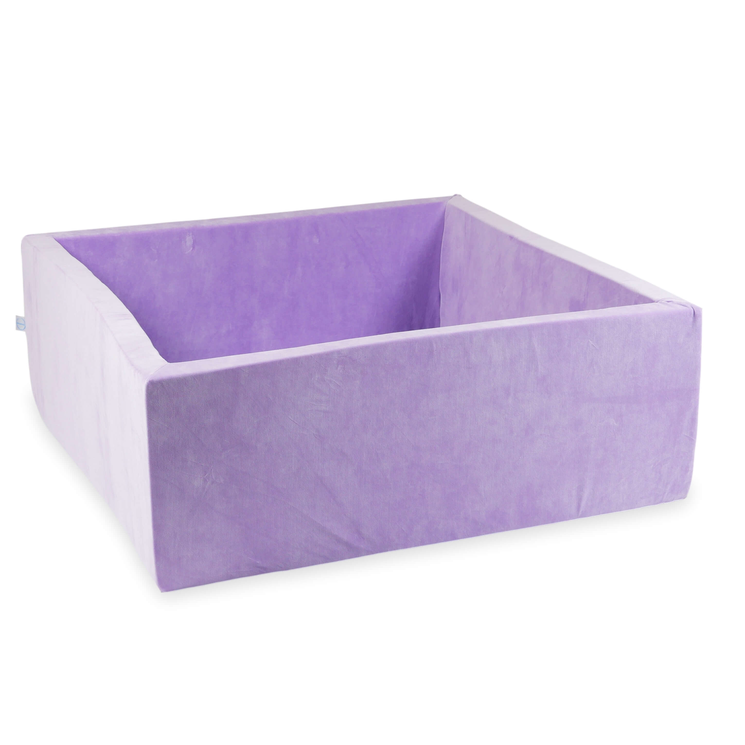 Bällebad quadratisch 110x110x40 cm Velvet Soft Flieder ohne Bälle