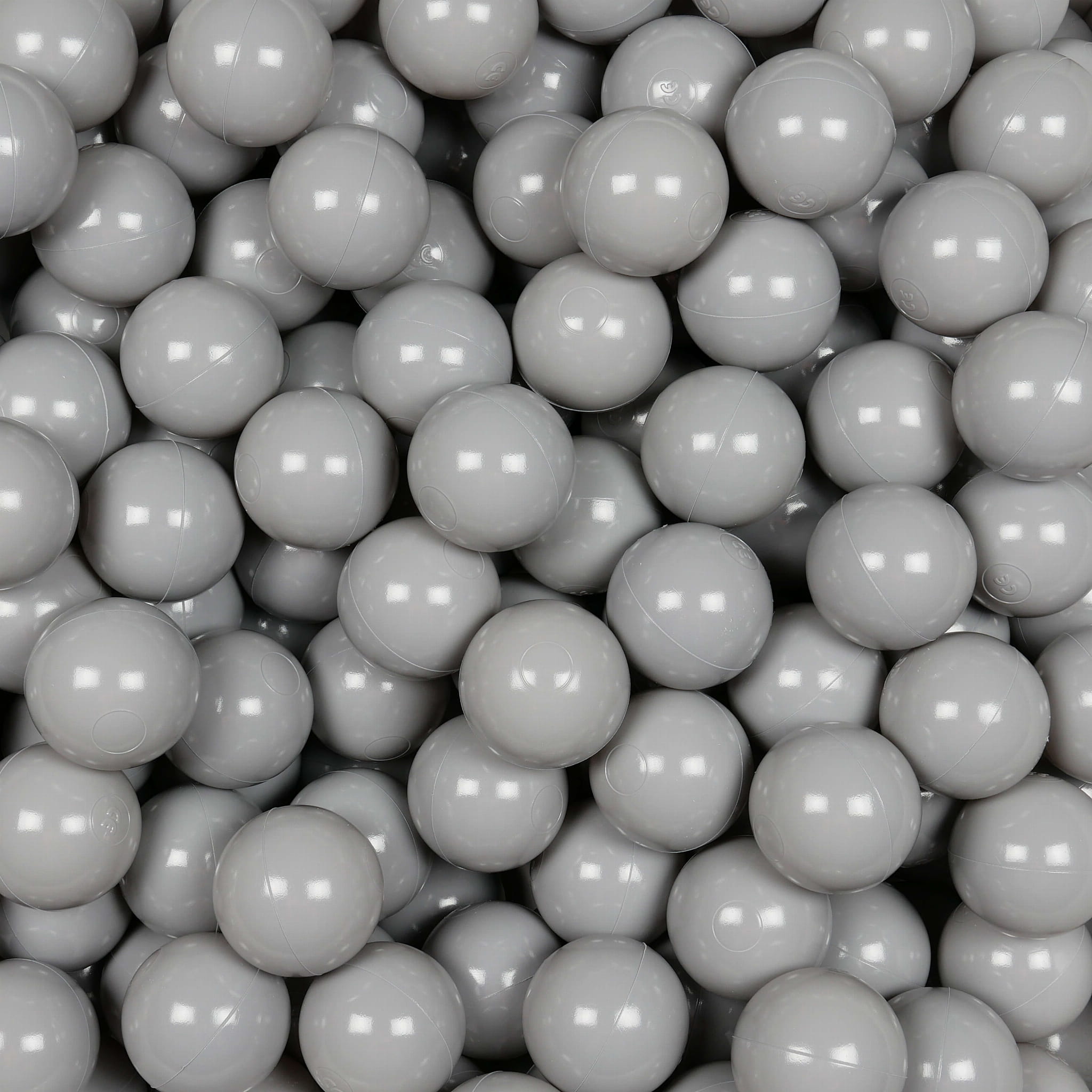 Play balls ø7cm 50 pieces gray