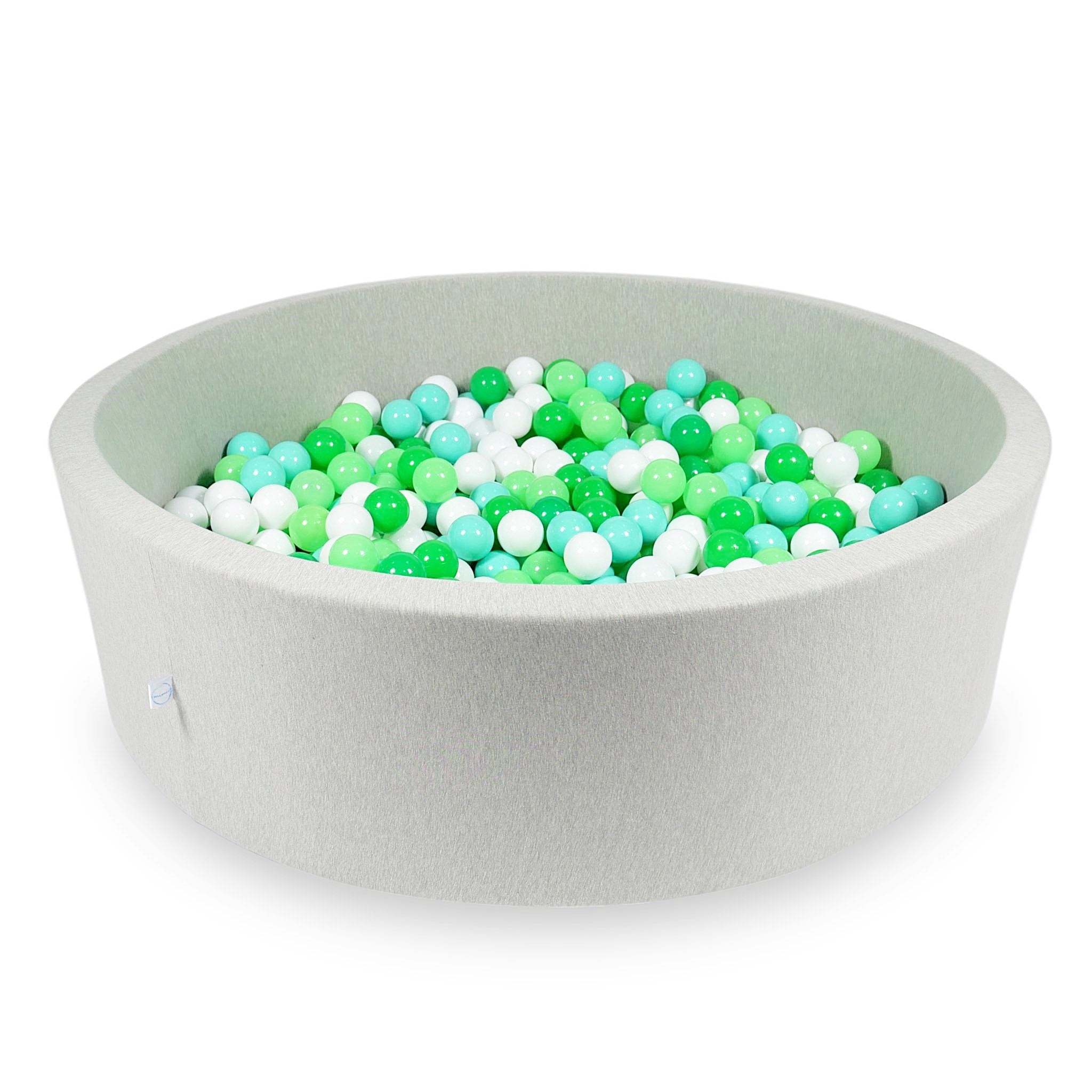 Light gray ball pit 130x40 cm with 700 balls