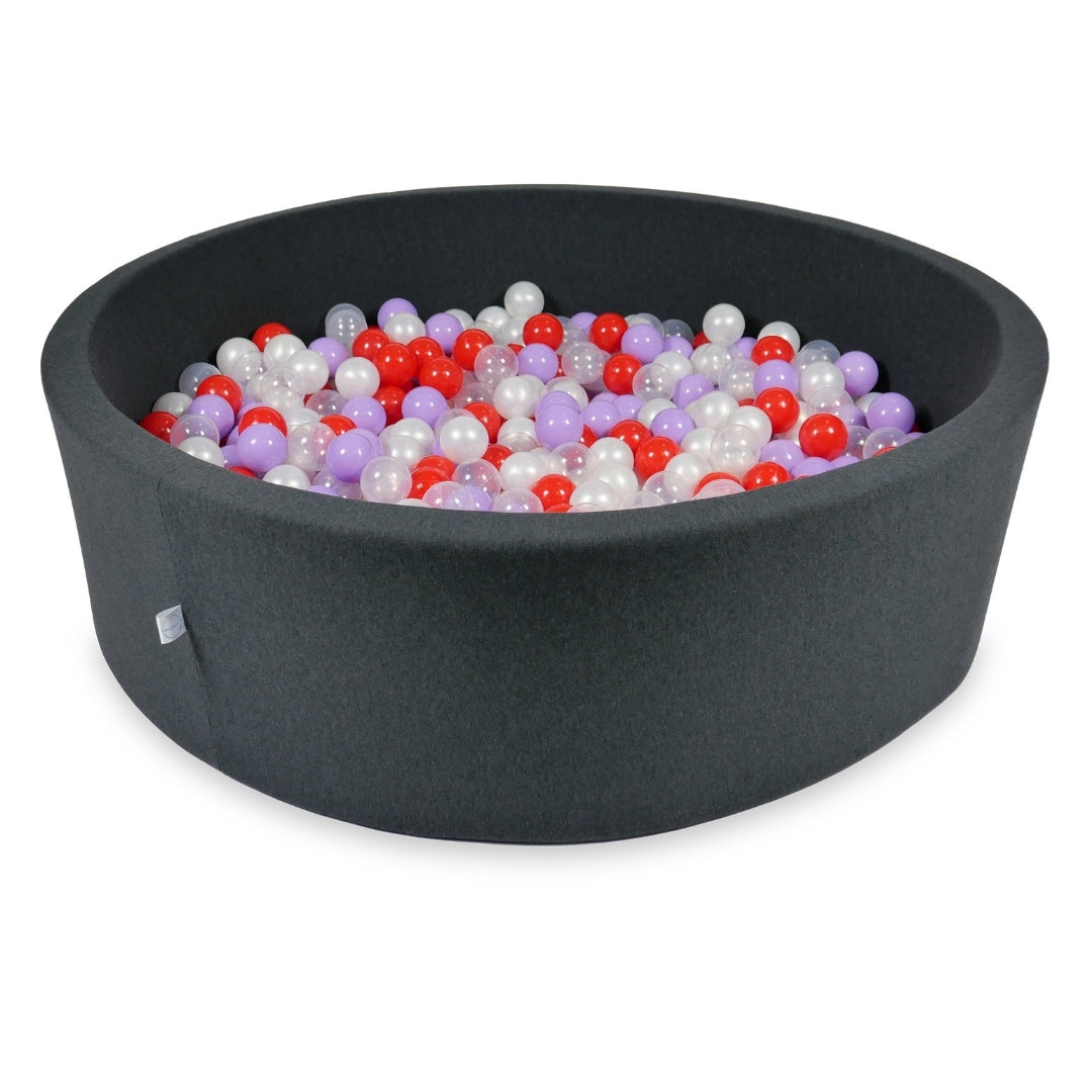 Graphite ball pit 130x40 cm with 700 balls