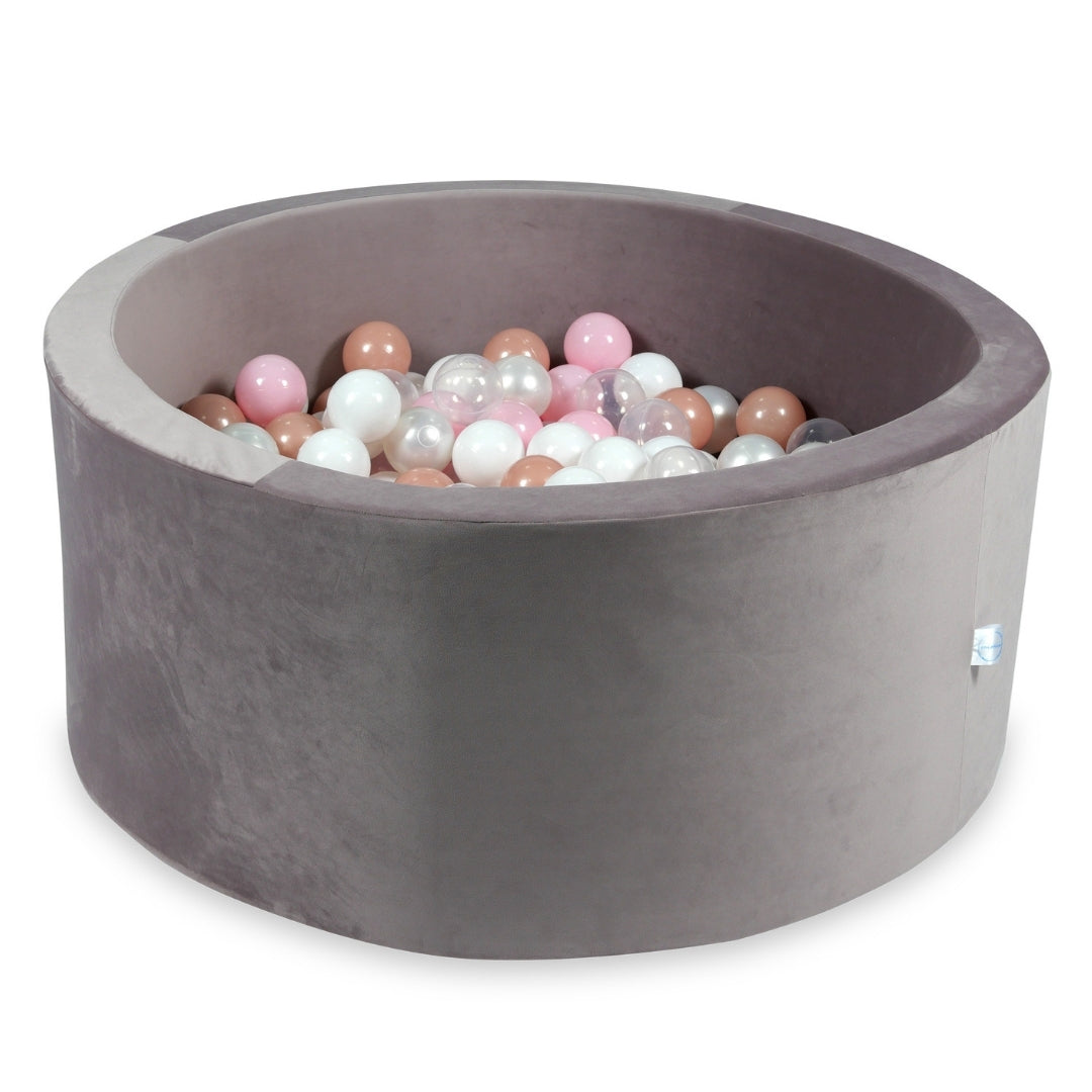 90x40 cm Velvet Lilac Ball Pit with 300 Balls