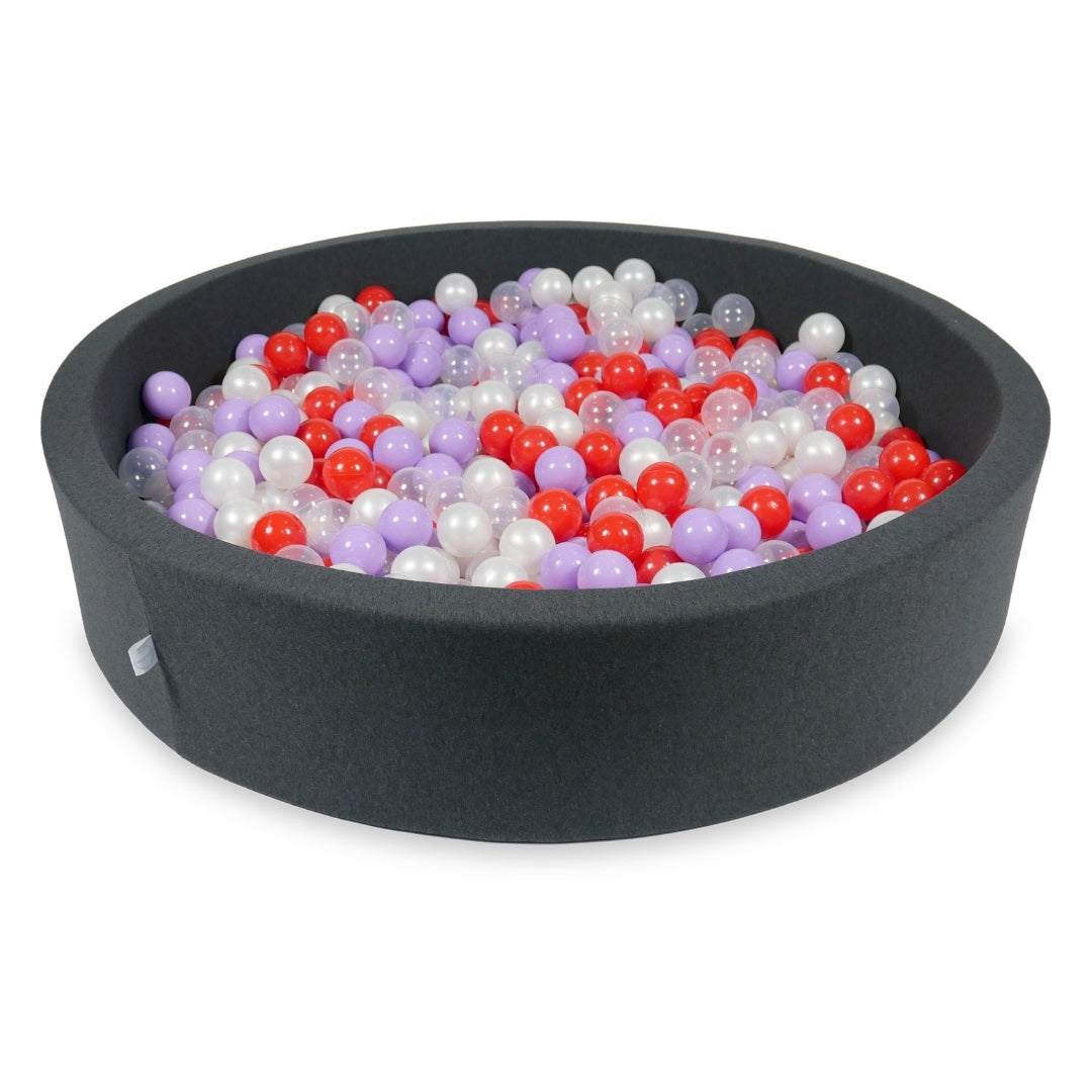 Graphite ball pit 130x30 cm with 600 balls