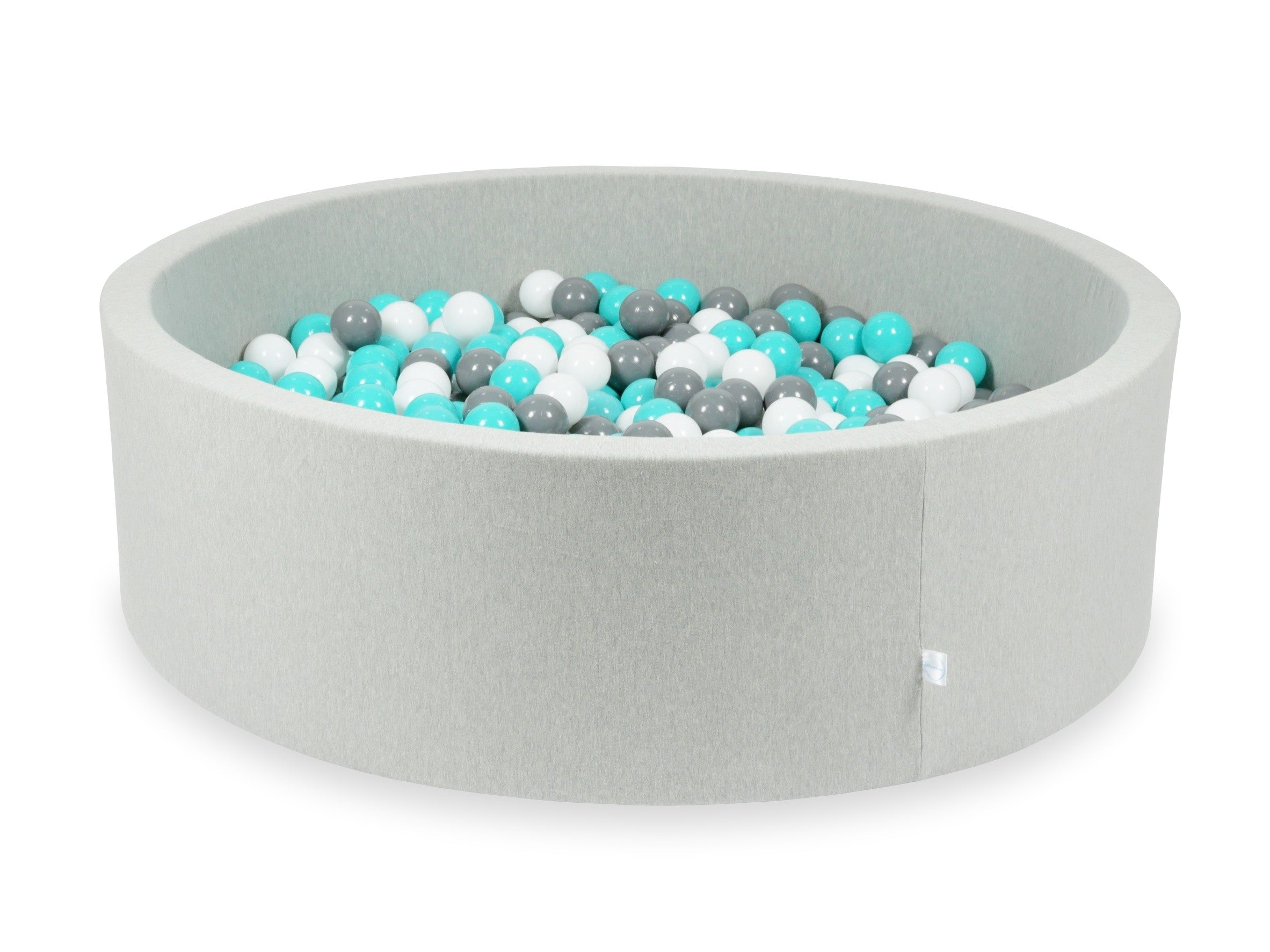 Light gray ball pit 130x40 cm with 700 balls