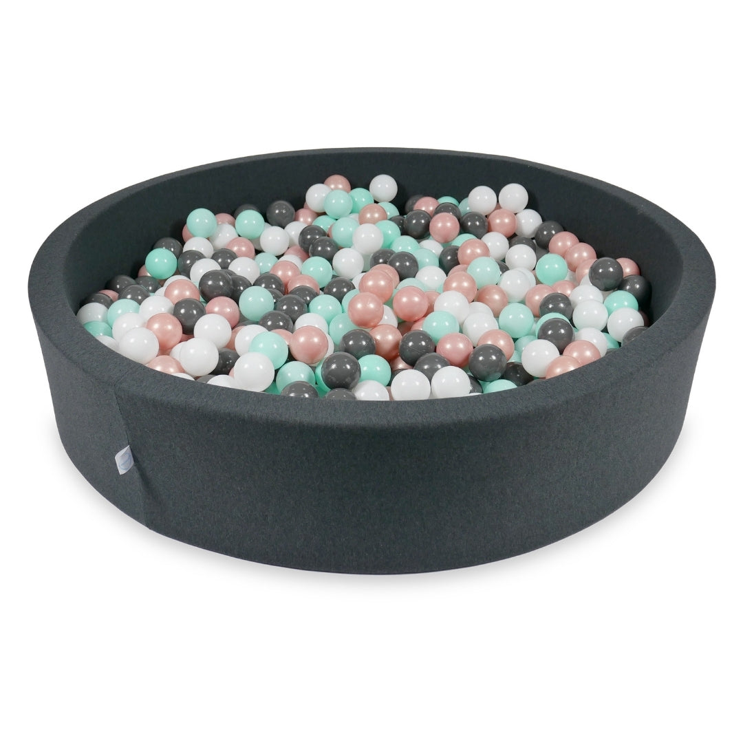 Graphite ball pit 130x30 cm with 600 balls