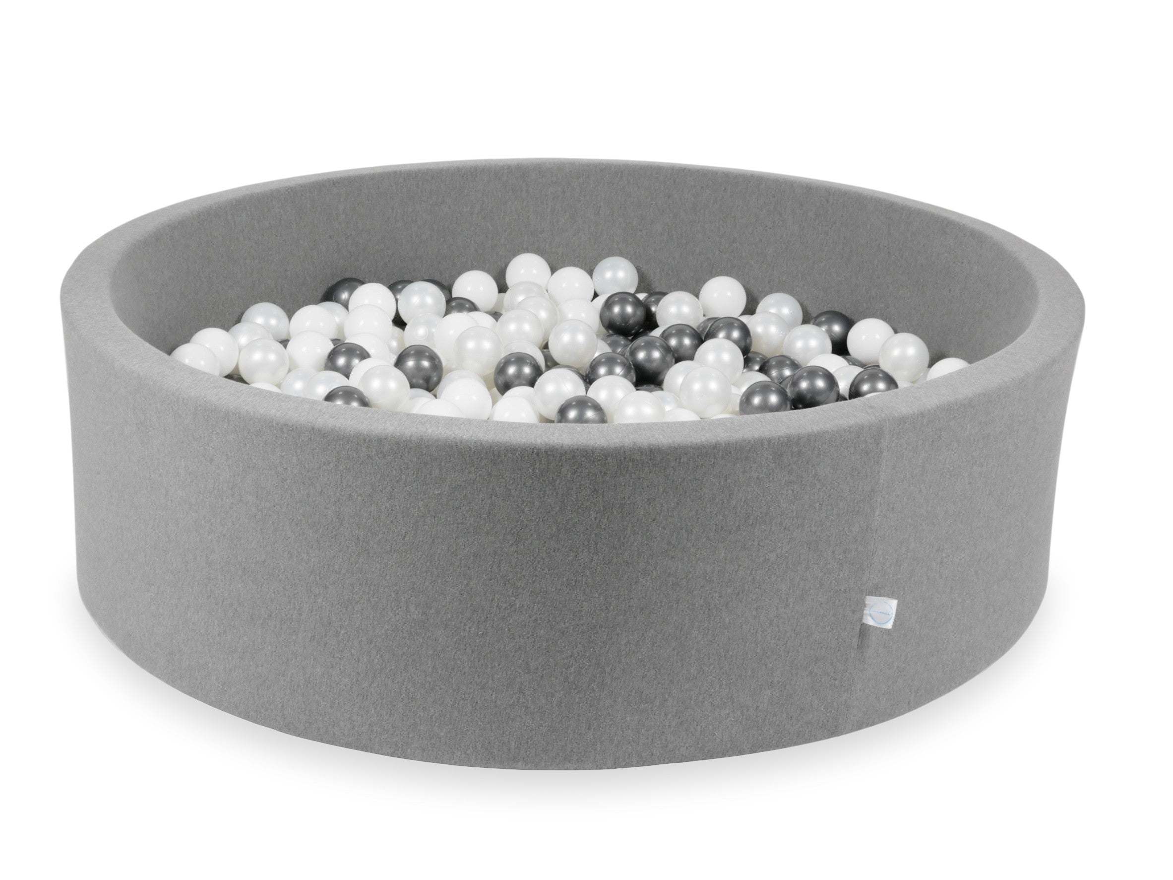 Gray ball pit 130x40 cm with 700 balls