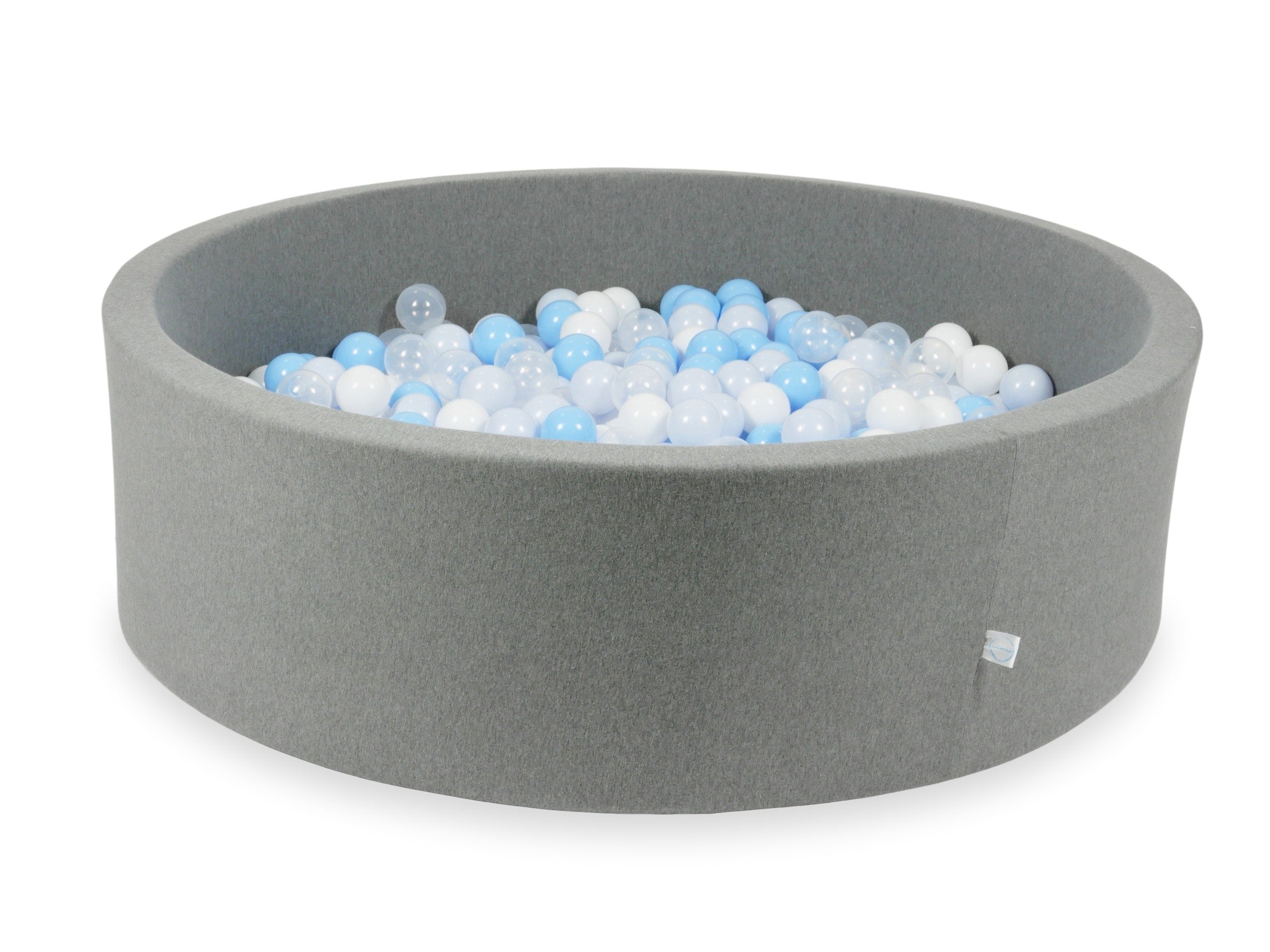 Gray ball pit 130x40 cm with 700 balls