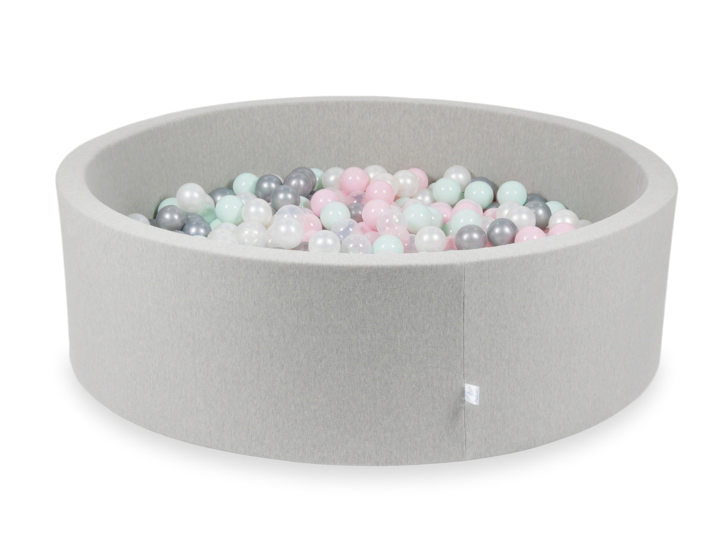 Light gray ball pit 130x40 cm with 700 balls