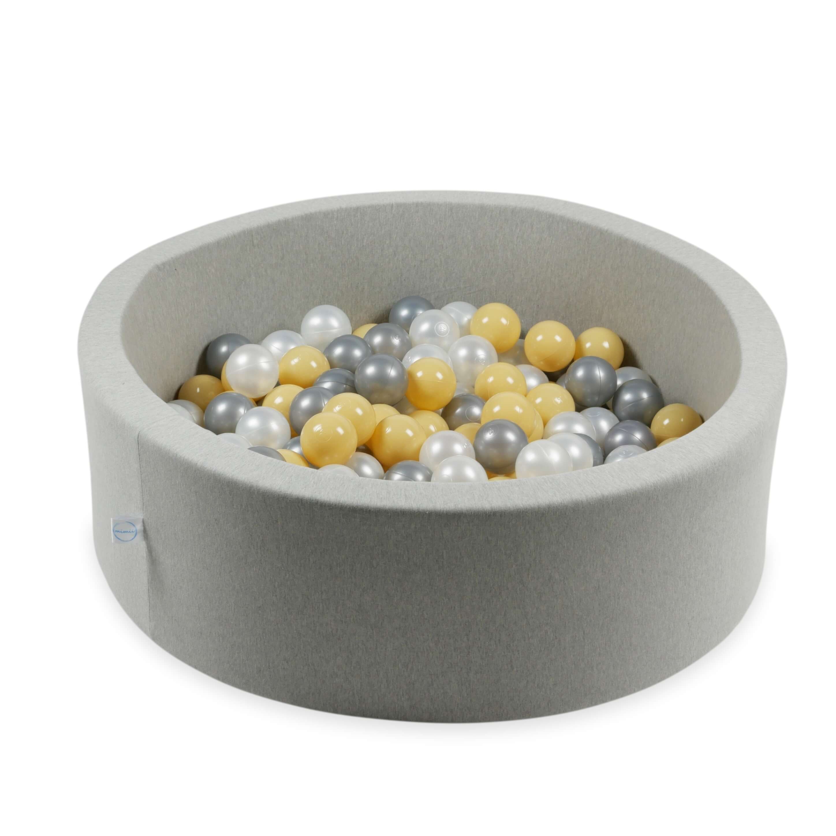 Balles de jeu ø7cm 150 pièces perle, argent, beige