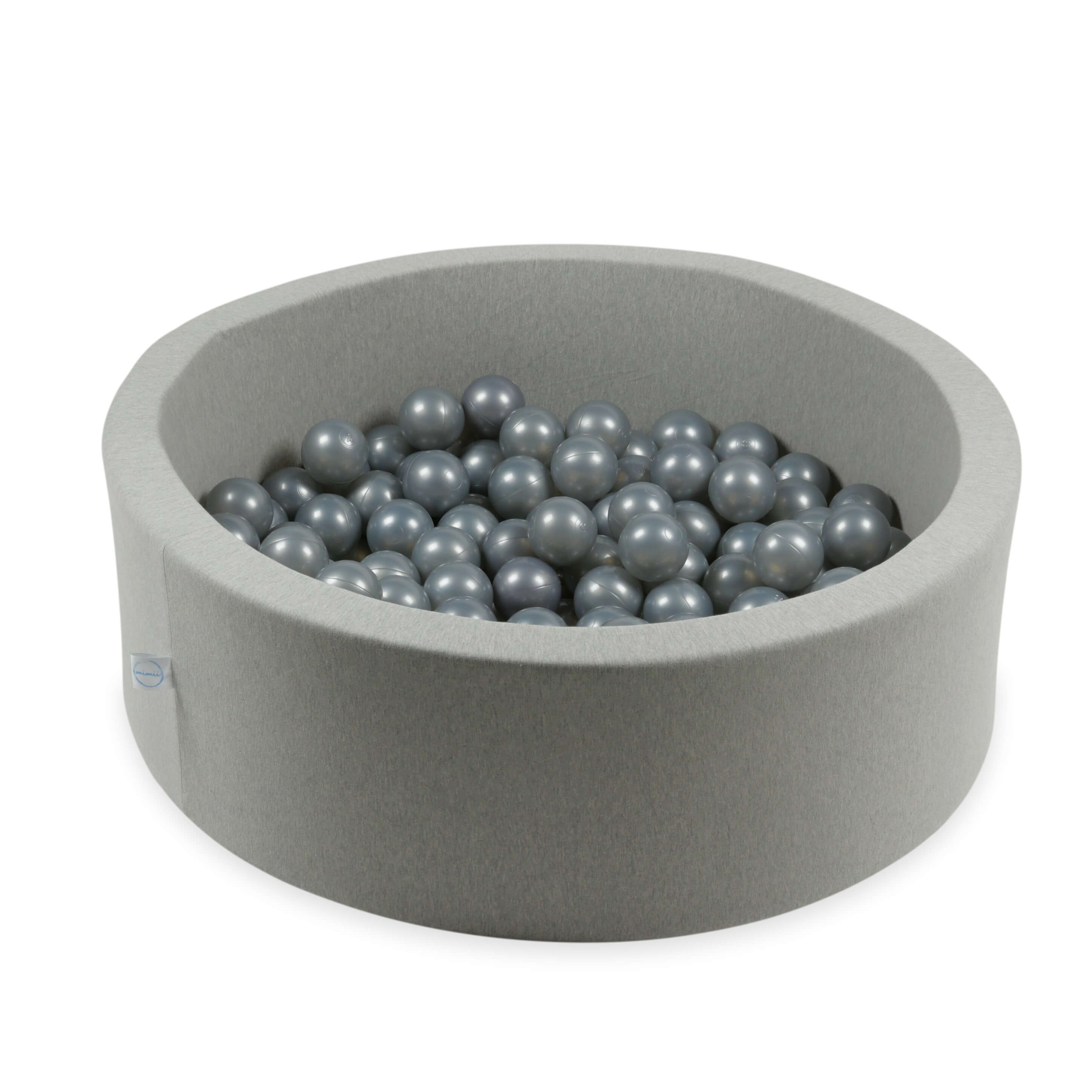 Game balls ø7cm 100 pieces silver