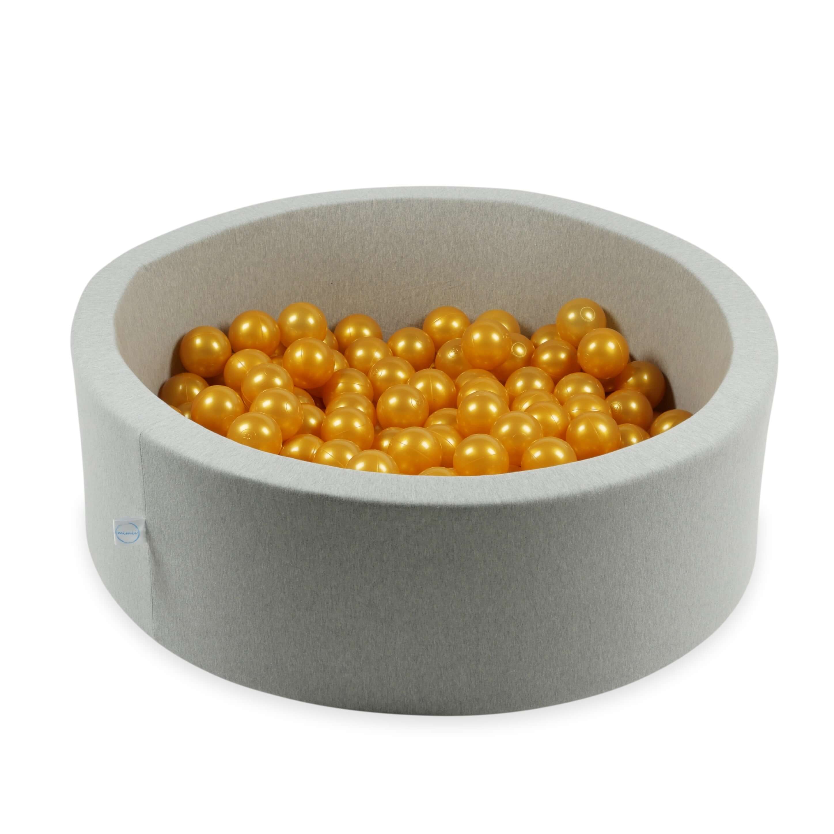 Balles de jeu ø7cm 25 pièces dore