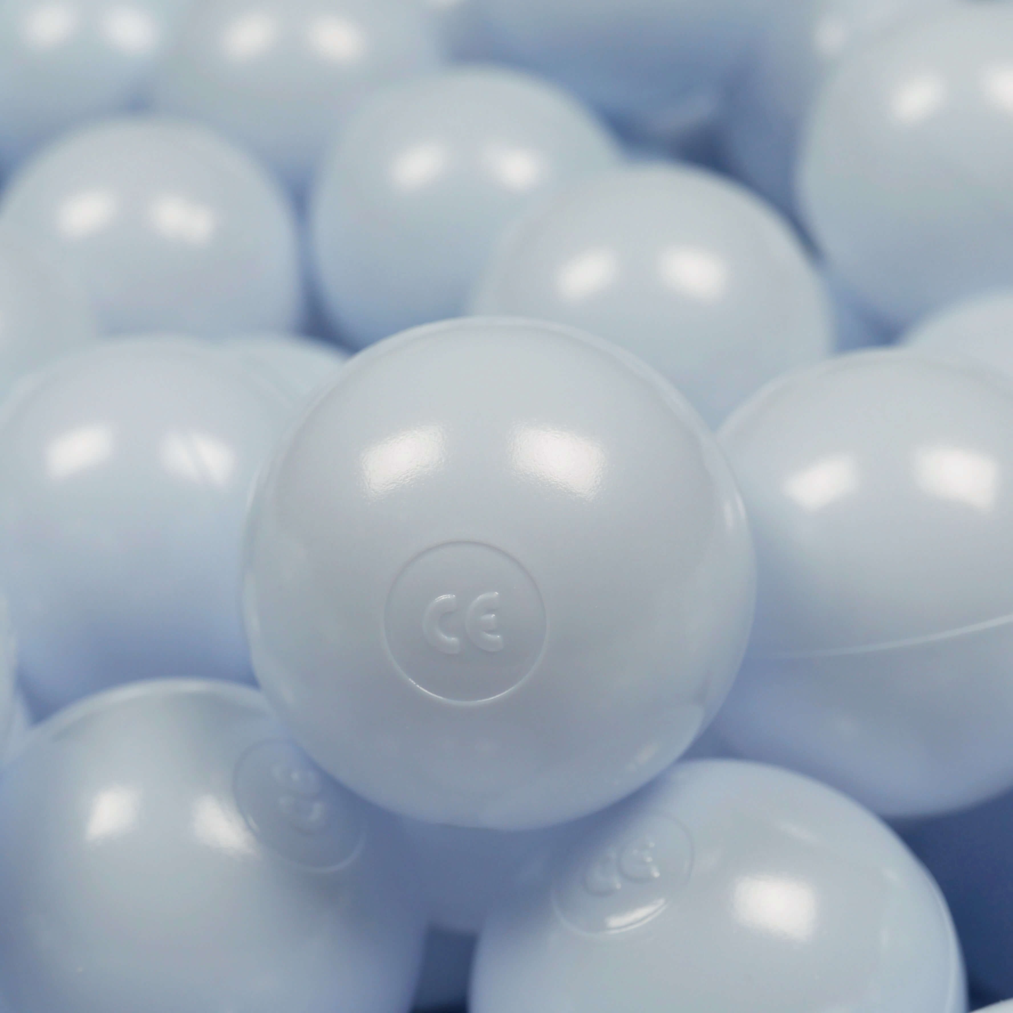Spielbälle ø7cm 500 Stück hellblaue Perle