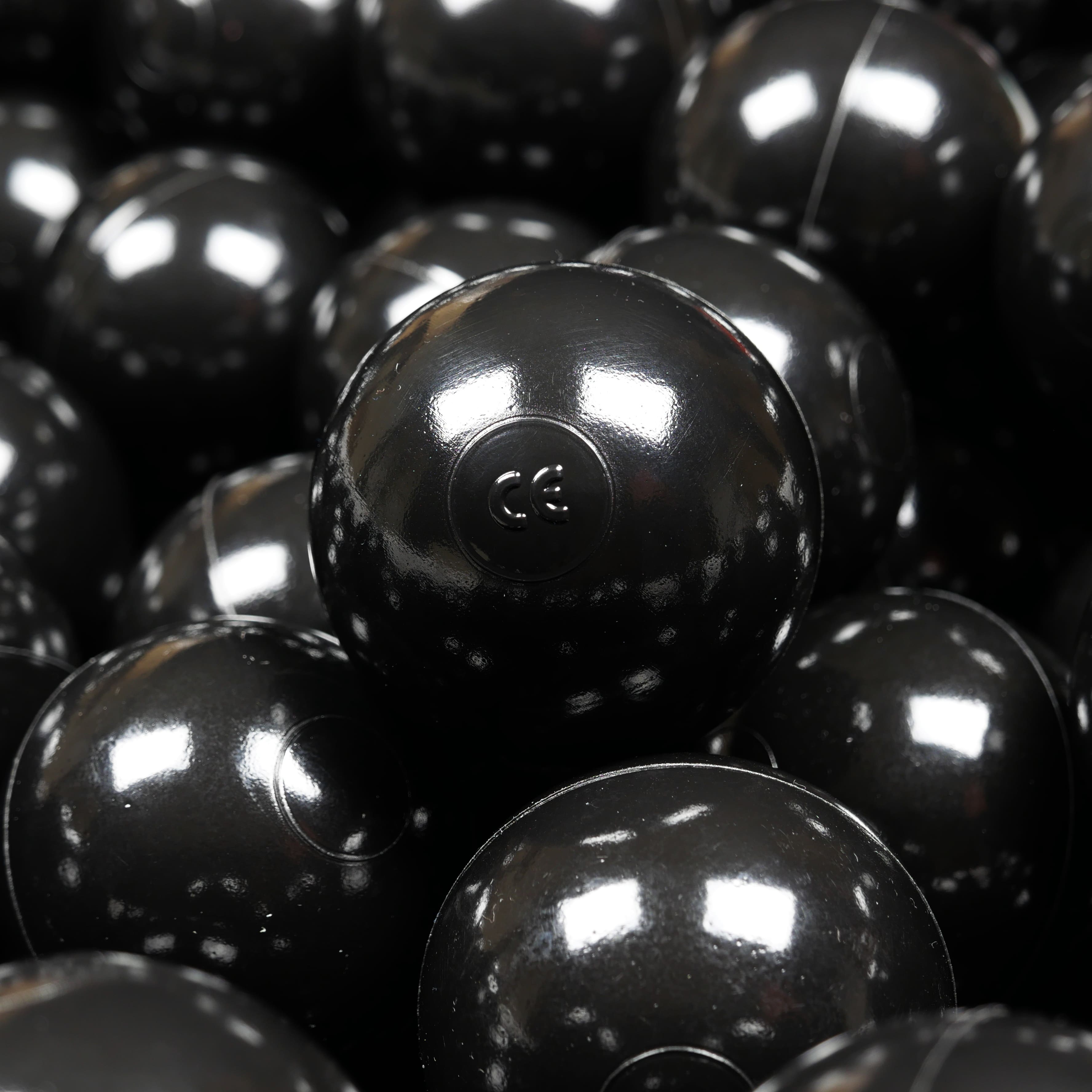 Balles de jeu ø7cm 150 pièces noir