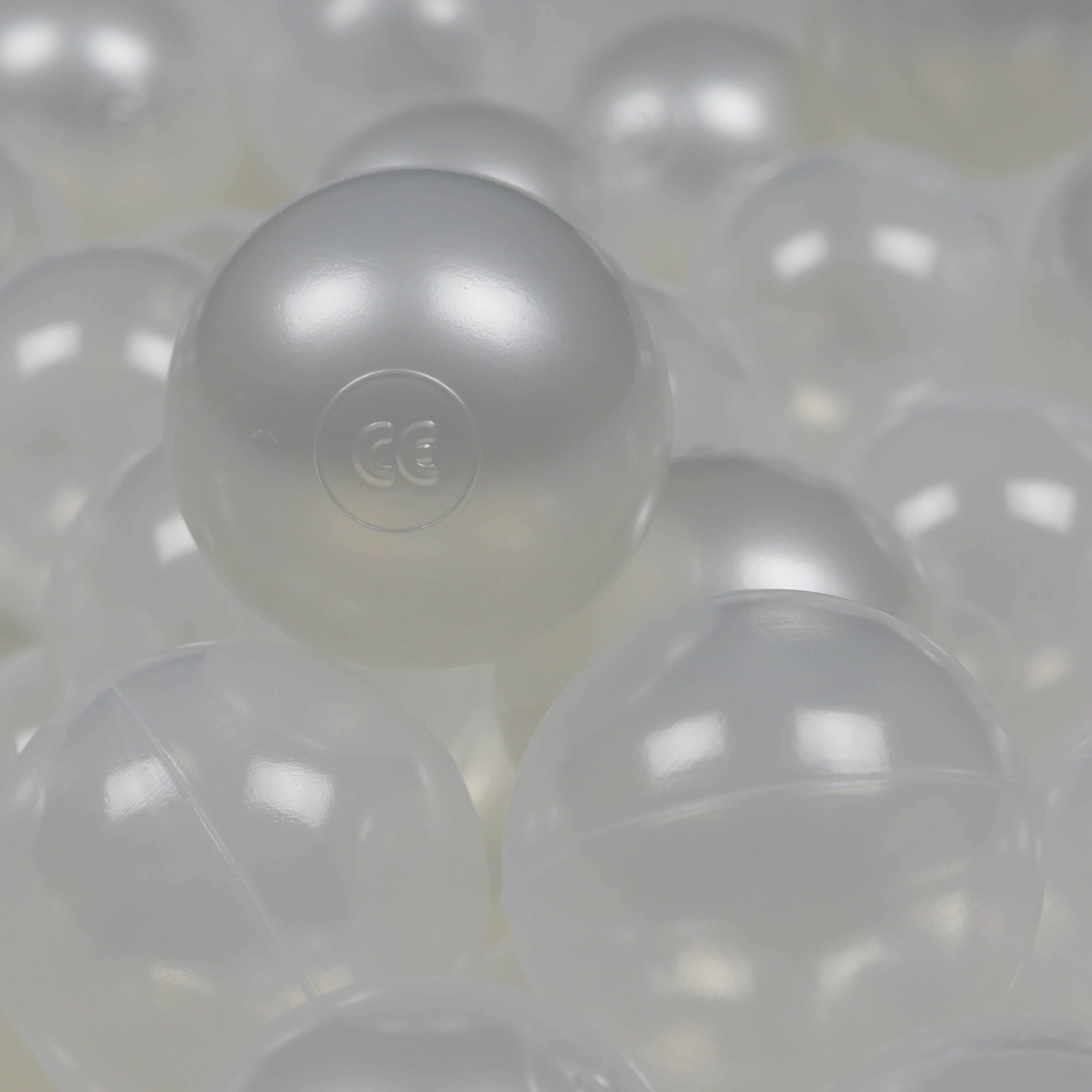Balles de jeu ø7cm 400 pièces perle, transparent