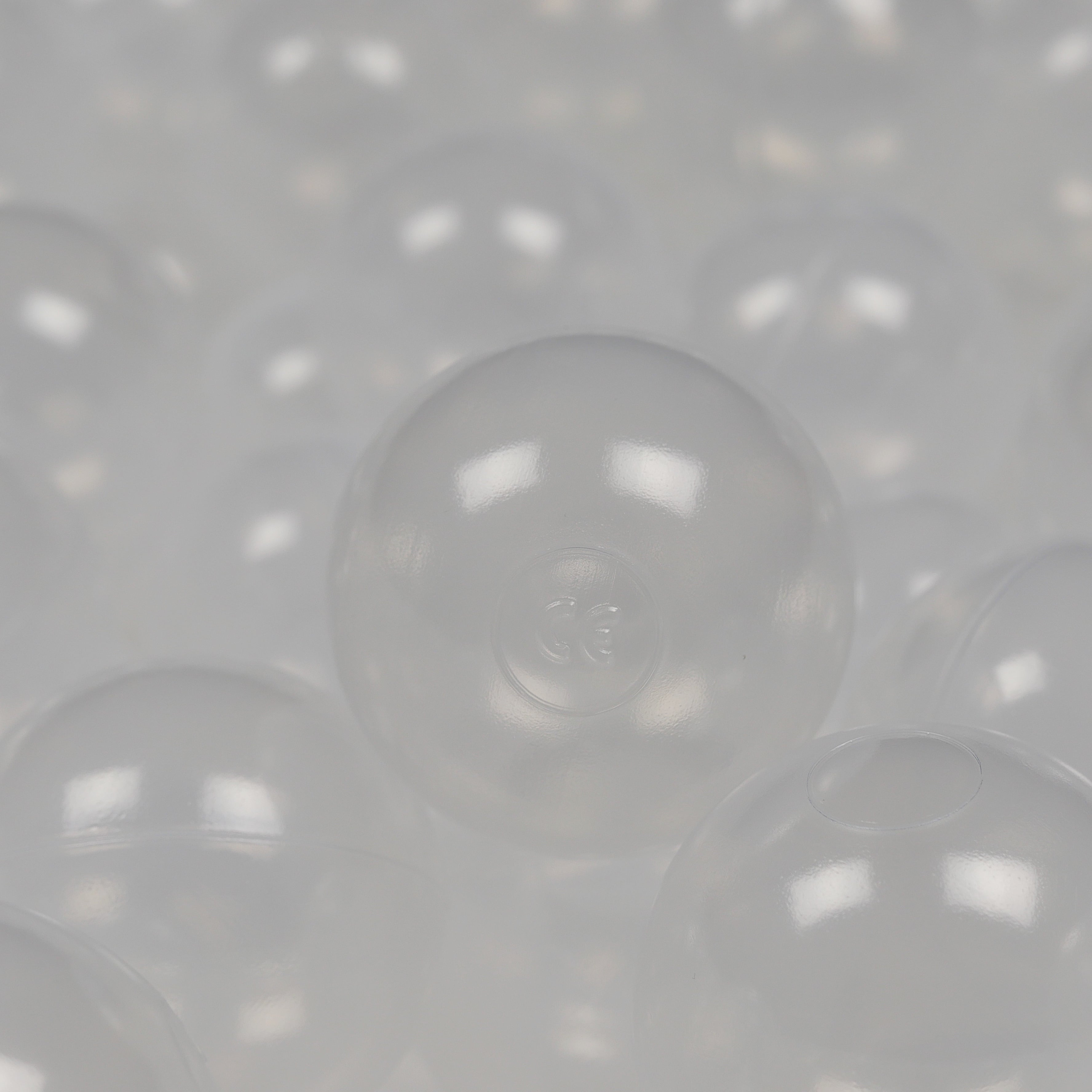 Balles de jeu ø7cm 300 pièces transparent
