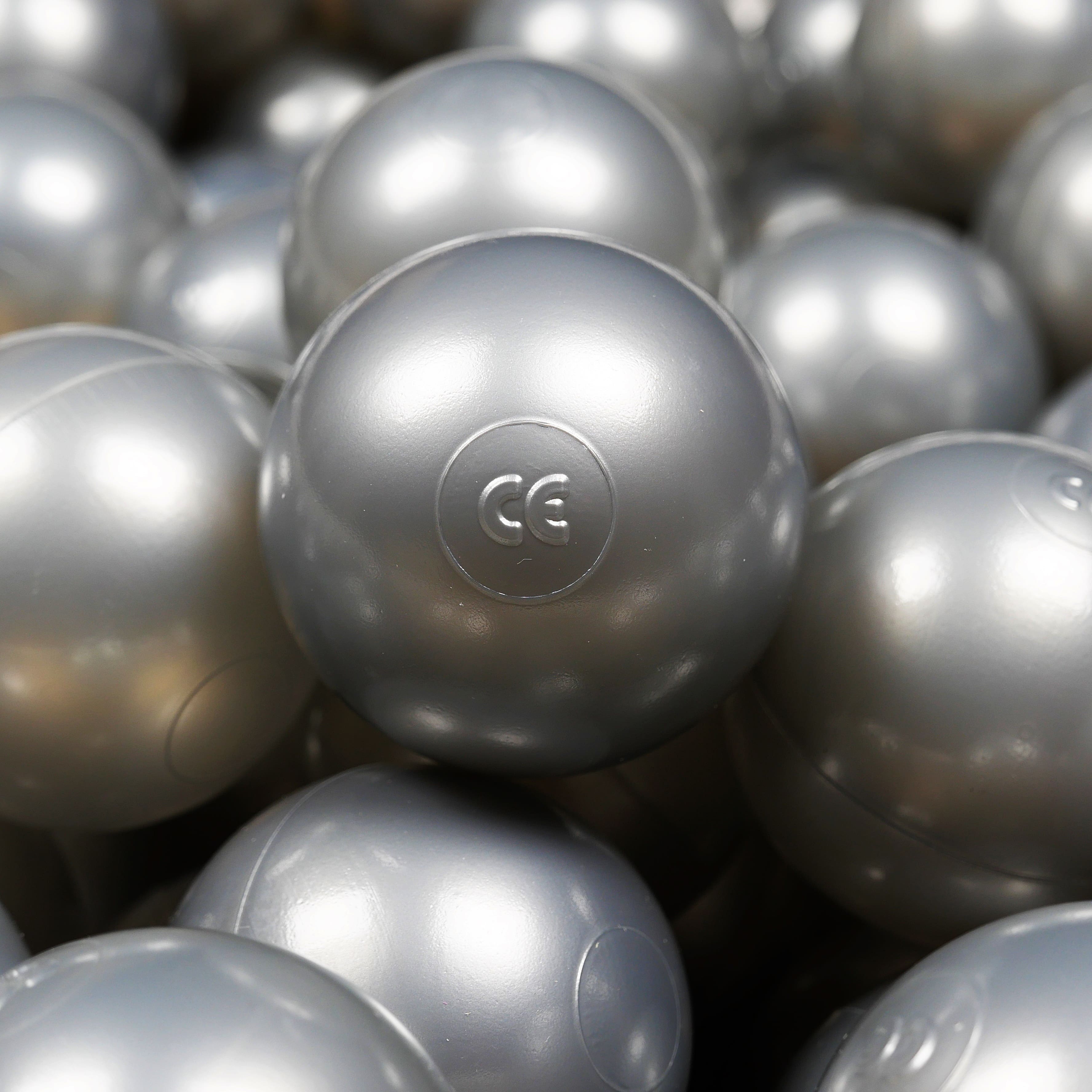 Balles de jeu ø7cm 50 pièces argent