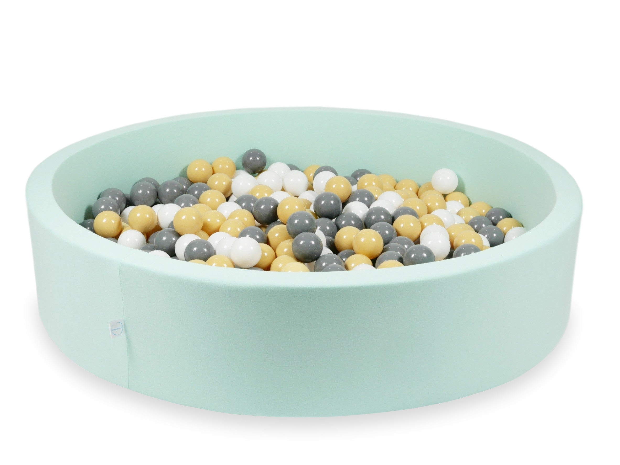 Mint ball pit 130x30 cm with 600 balls