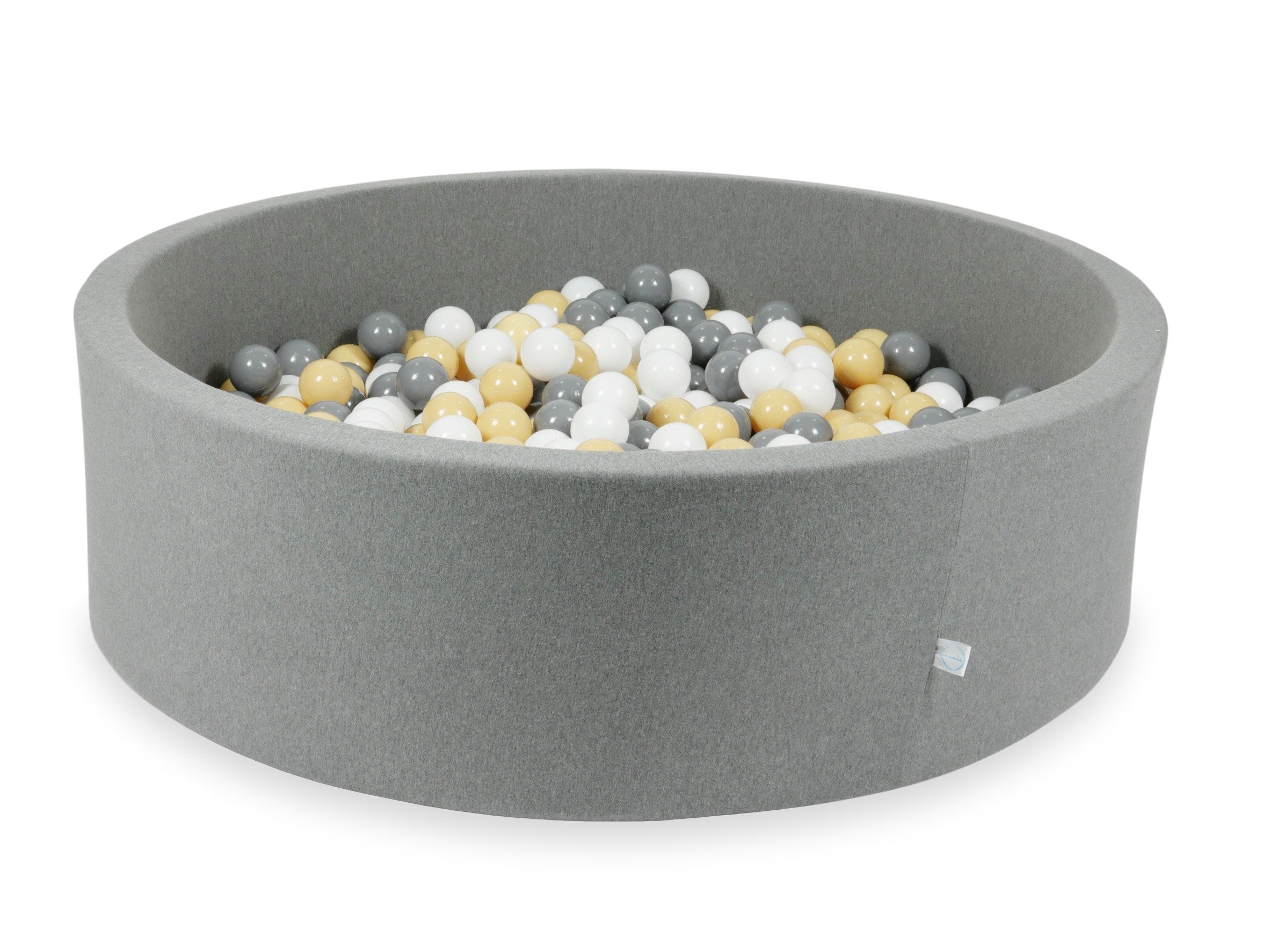 Gray ball pit 130x40 cm with 700 balls