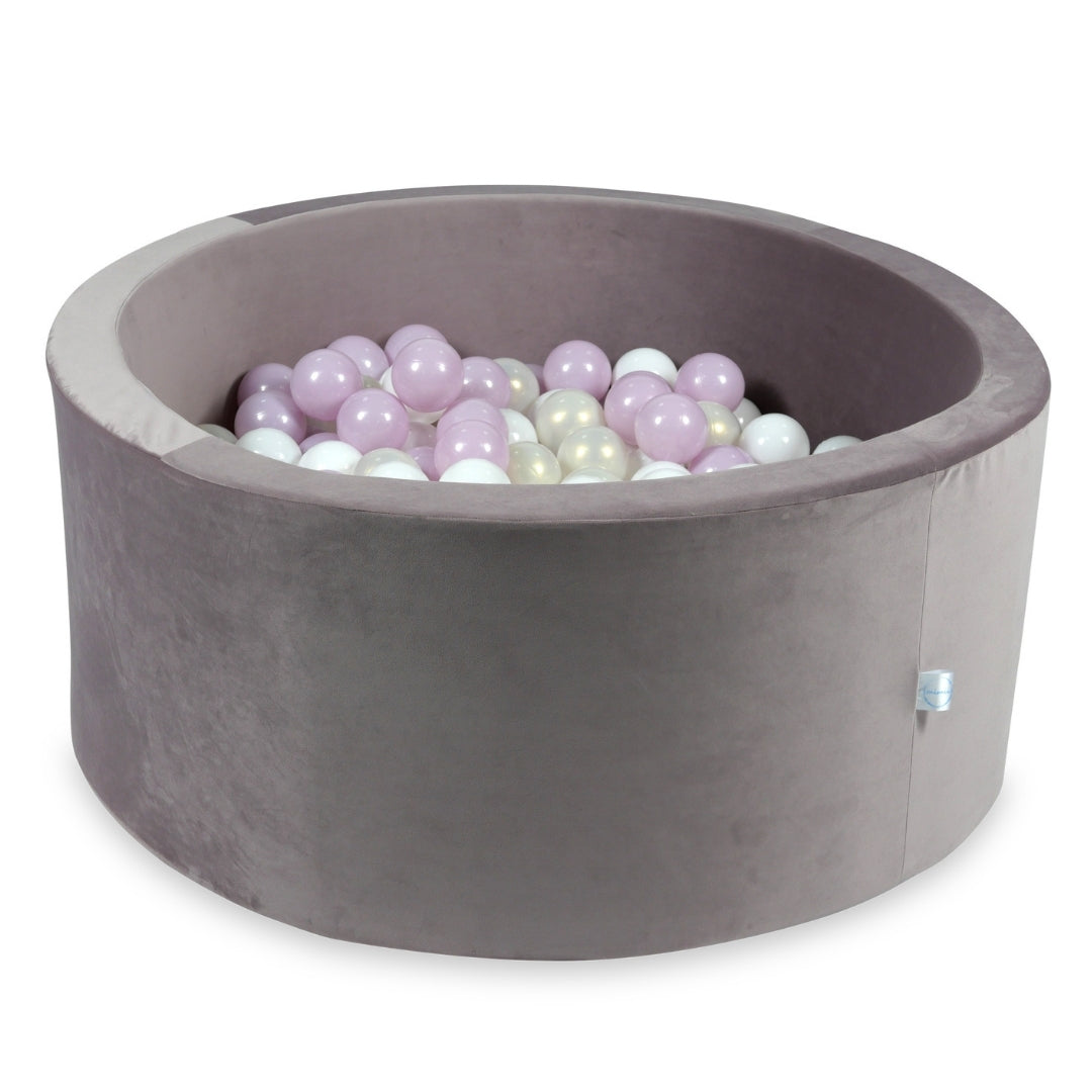 90x40 cm Velvet Lilac Ball Pit with 300 Balls