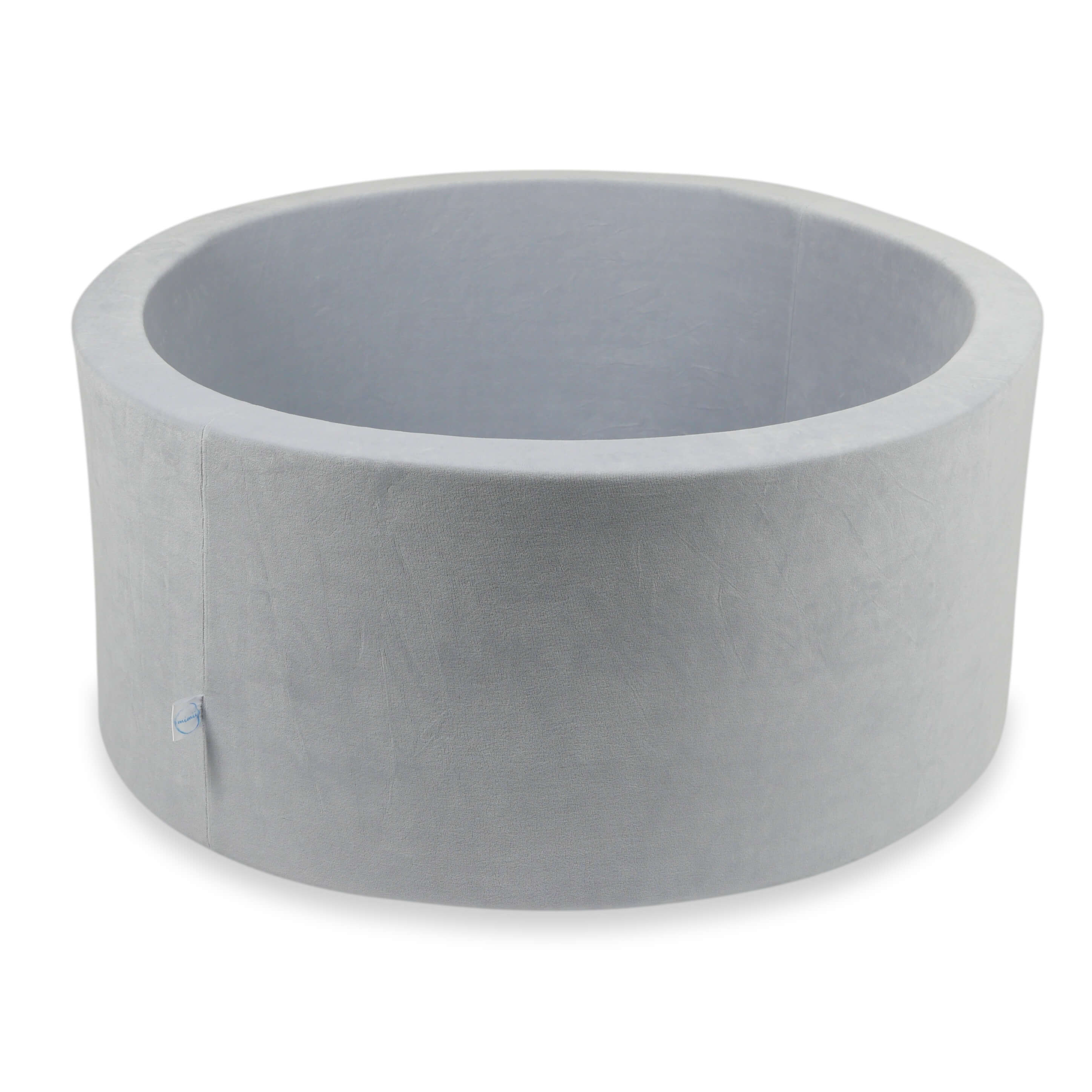 Ball Pit 90x40 velvet soft light gray without balls