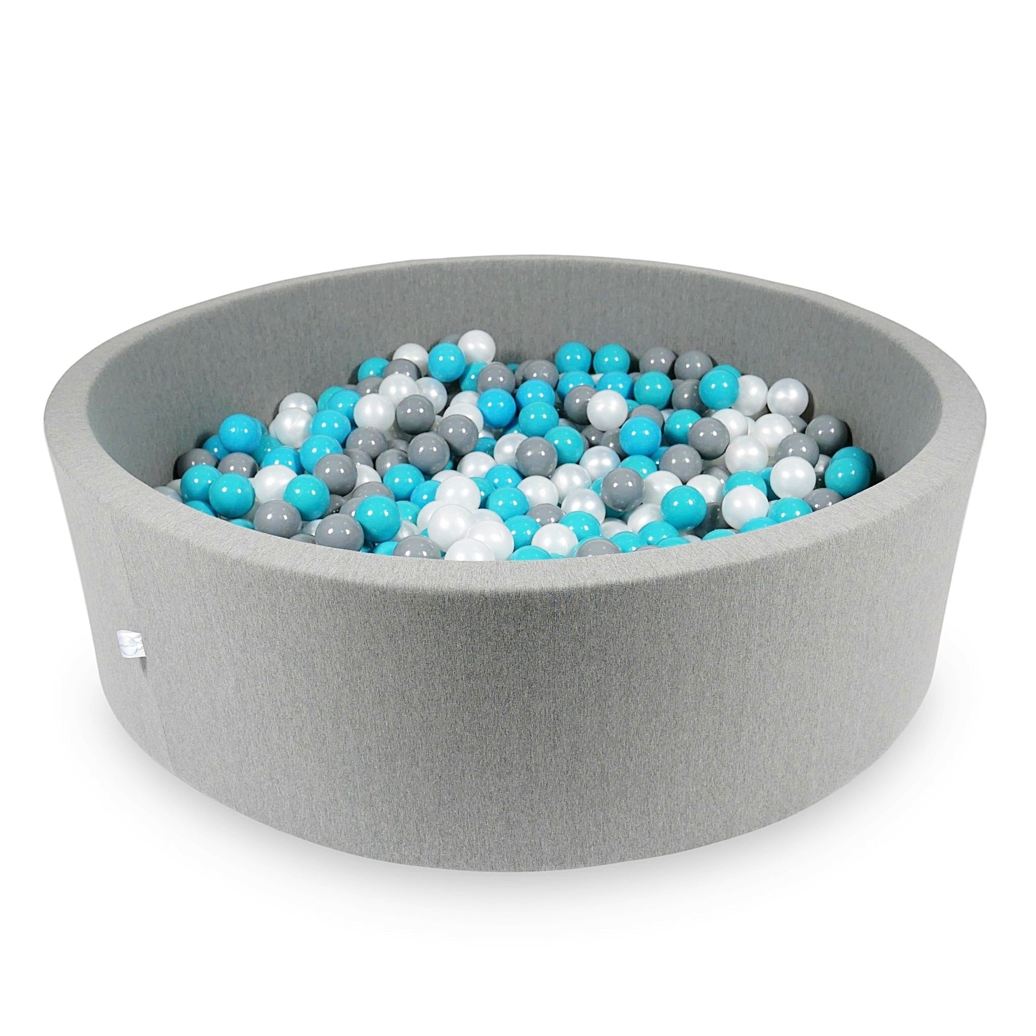 Gray ball pit 130x40 cm with 700 balls