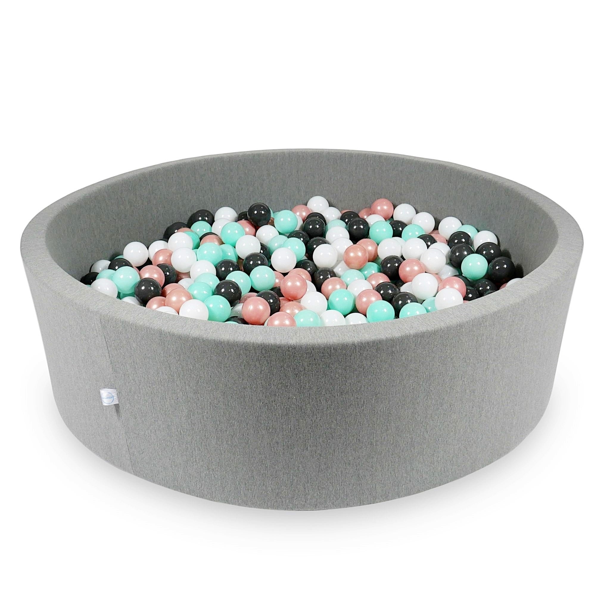 Gray ball pit 130x40 cm with 700 balls