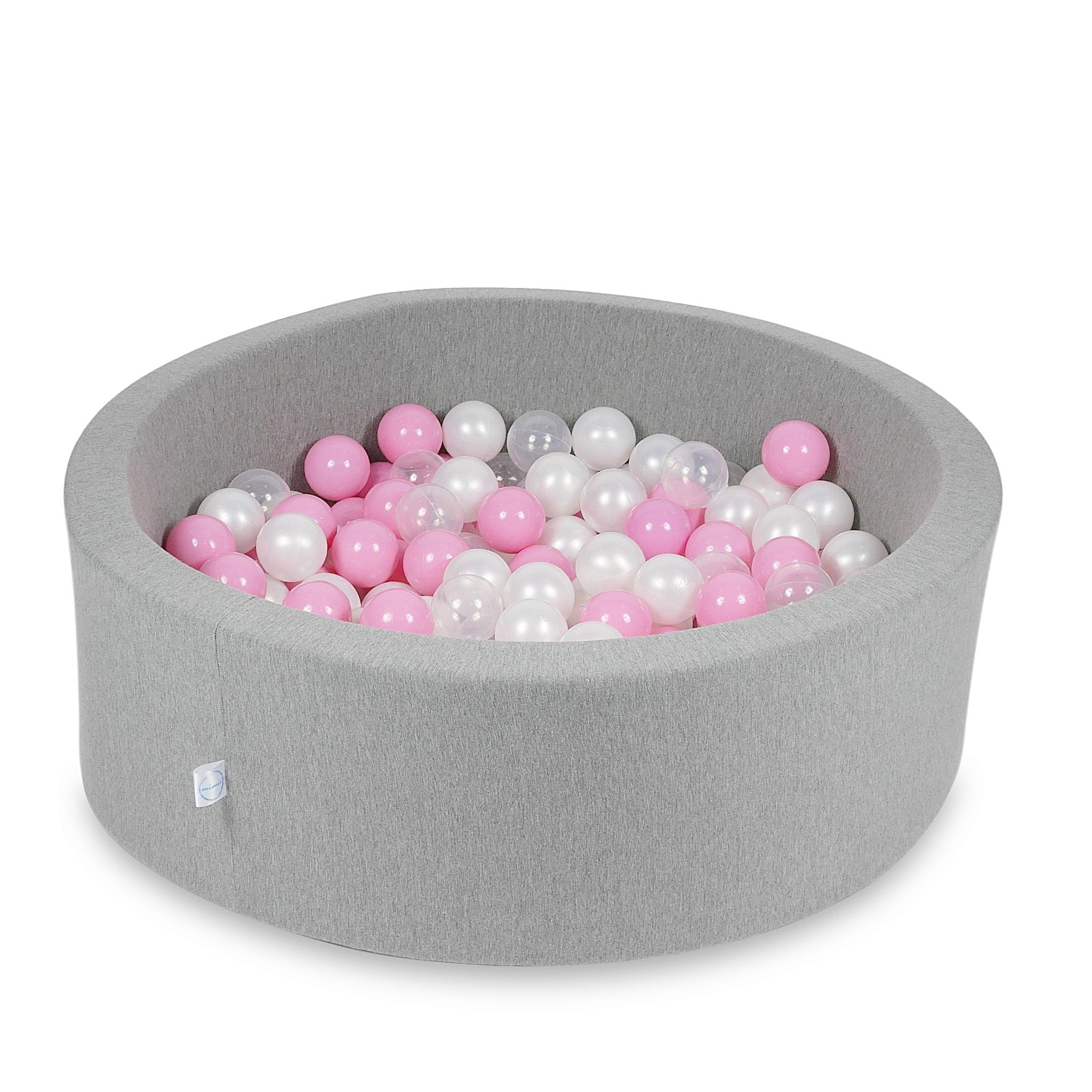 Ball pool in gray 90x30 cm with 200 balls
