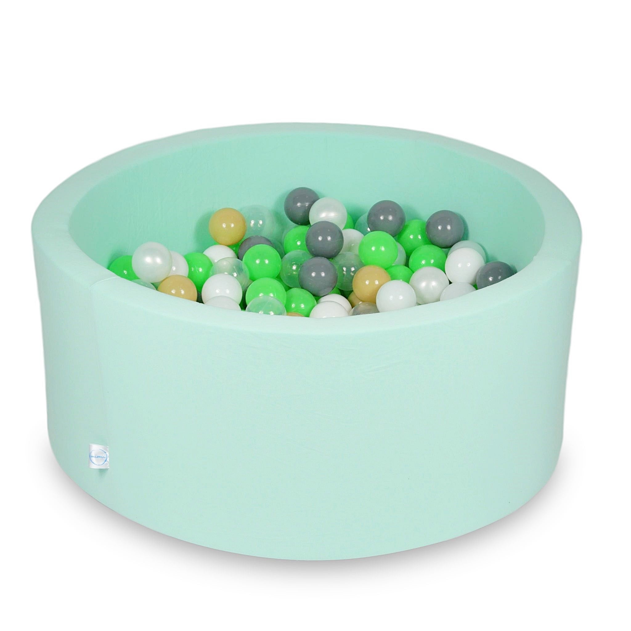 Bällebad in Mint 90x40 cm mit 300 Bällen
